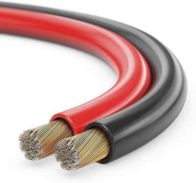 conecto conecto 25m Lautsprecherkabel Lautsprecher Boxen Kabel 2x2,5mm² CCA Audio-Kabel