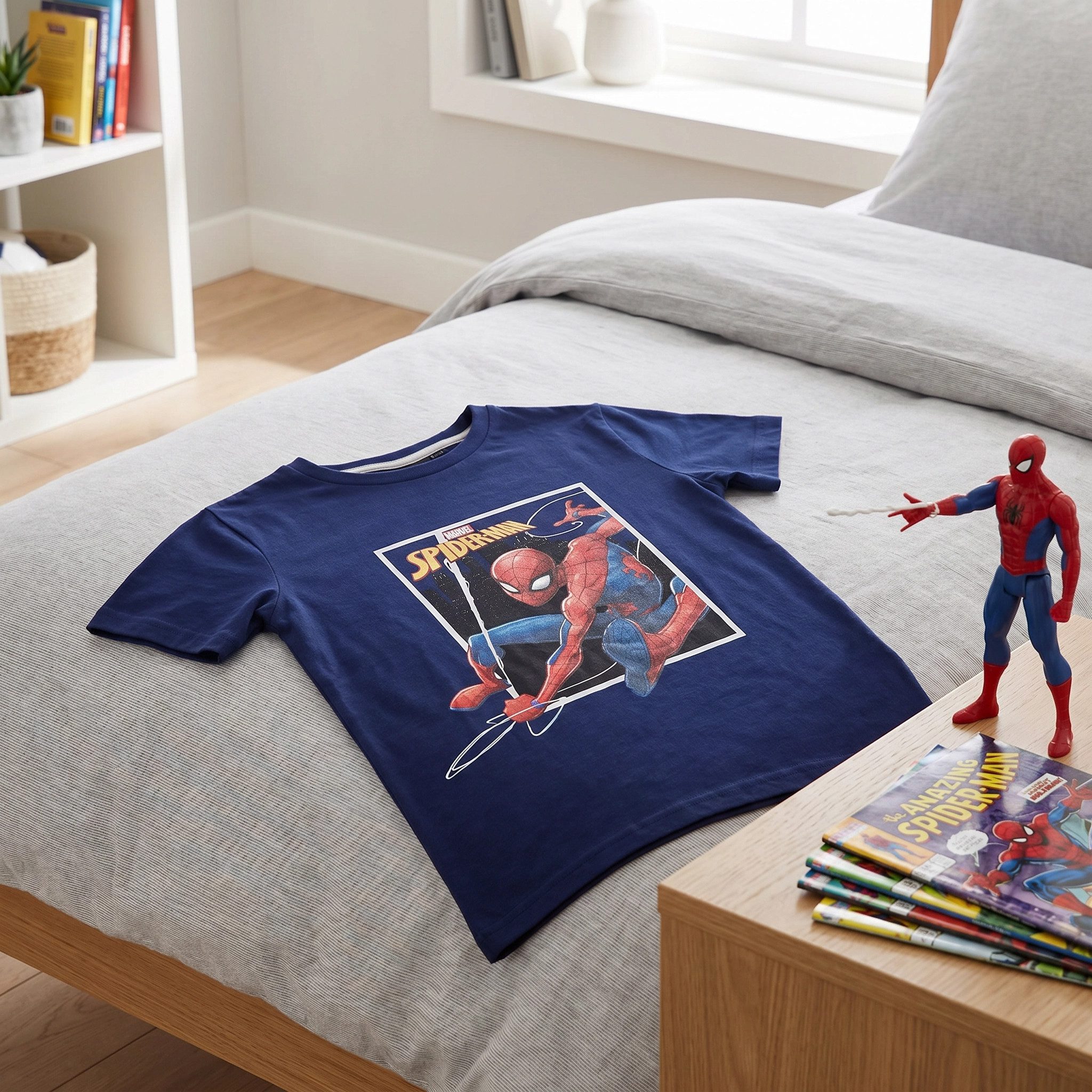 MARVEL Print-Shirt Marvel Spiderman T-Shirt kurzarm Kinder Jungen Shirt Gr. 98 Baumwolle