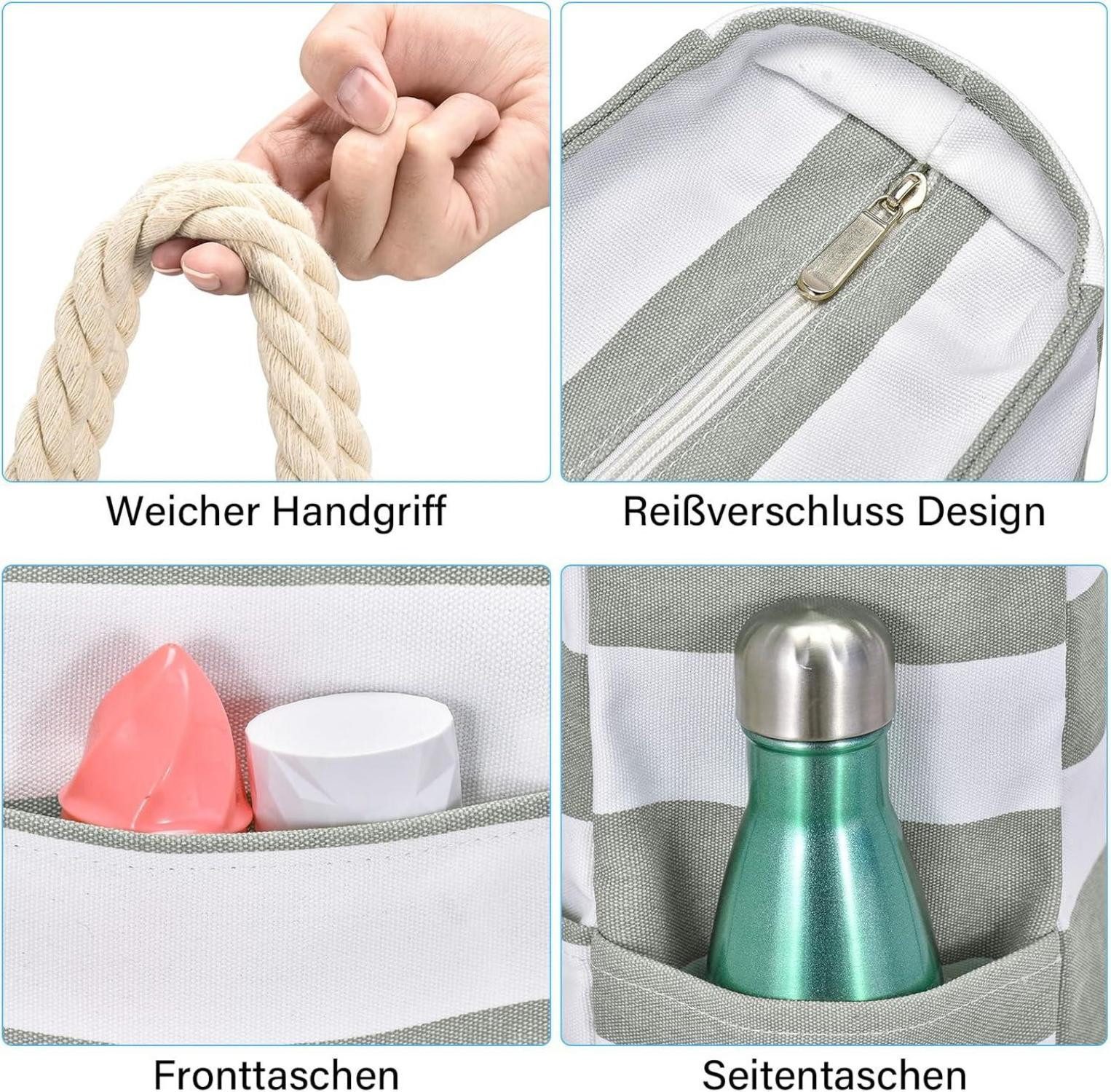 LuxusKollektion Strandtasche Strandtasche Damen Wasserdicht mit günstig online kaufen
