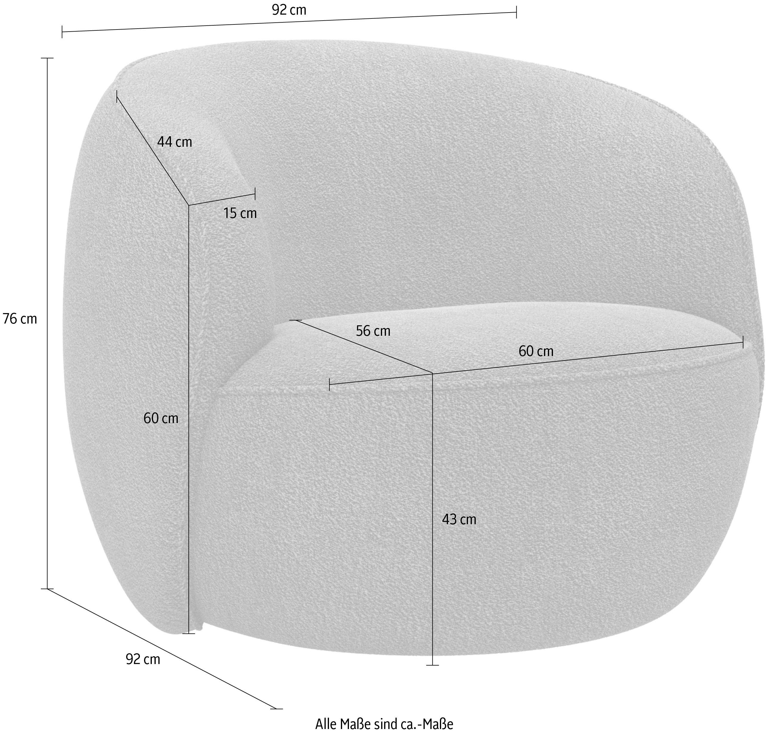 Sitzen Gercke komfortables by Home 360° mit Lena Drehfunktion, Effie, LeGer Loungesessel