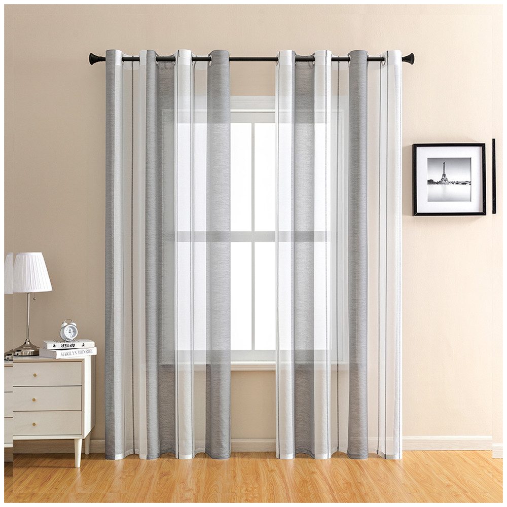 NUODWELL Gardine Voile Gardinen mit Ösen, günstig online kaufen