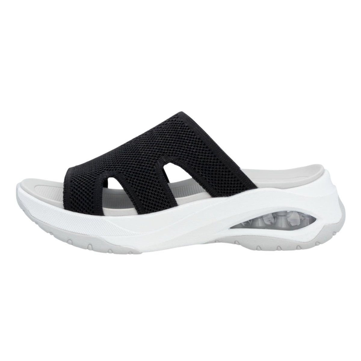 Rieker W3150 schwarz/weiss Damen Sandale günstig online kaufen