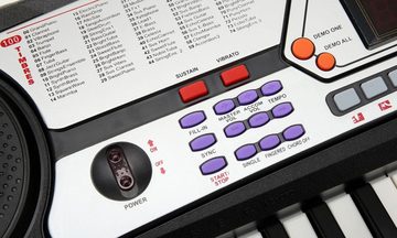 McGrey Home Keyboard BK-5410 - Einsteiger-Keyboard mit 54 Tasten ideal für Kinder, (Schüler-Set, 2 tlg., inkl. Mikrofon zum Mitsingen & Schule), mit Guide Funktion: One Key / Ensemble