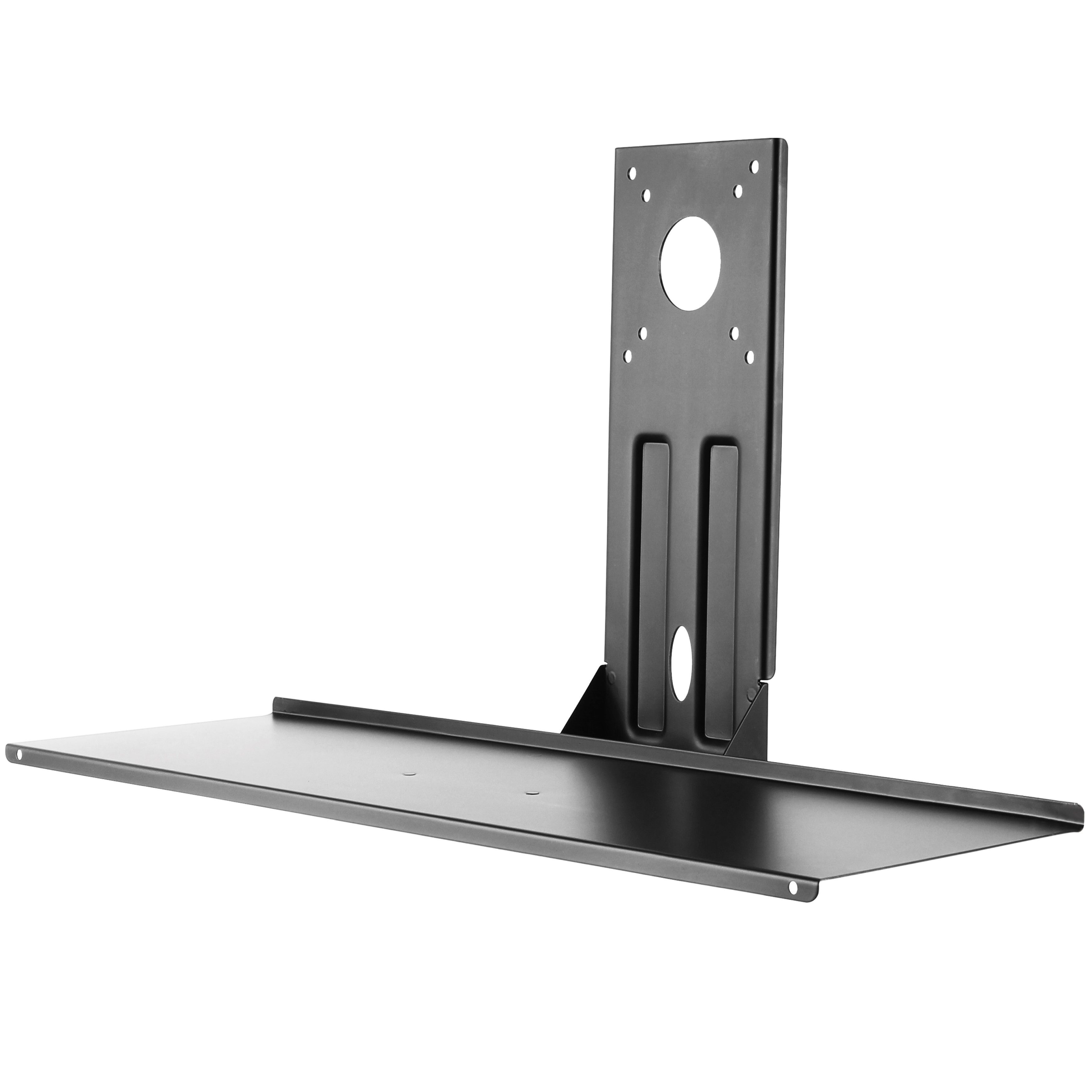 RICOO Halterung Tastaturhalterung für Monitorarm CZ0500, (VESA 75x75 100x100, 1-tlg., 2 kg Belastbarkeit, 65 x 26,8 x 33 cm Tastaturgröße, Tastaturhalterung Adapter Tastatur Workstation)