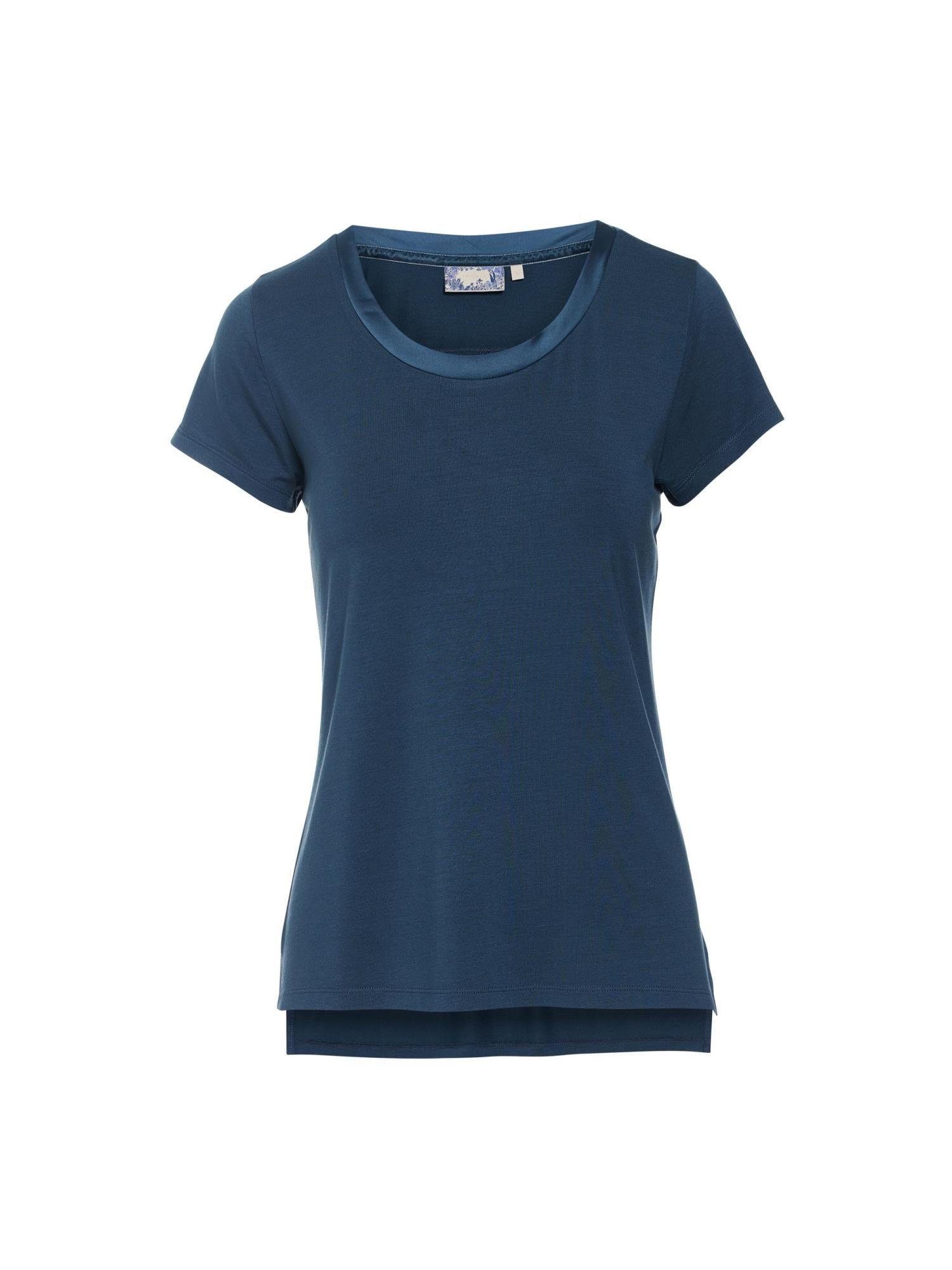 Essenza Nachthemd Luyza Uni (1-tlg) Sloe Blue
