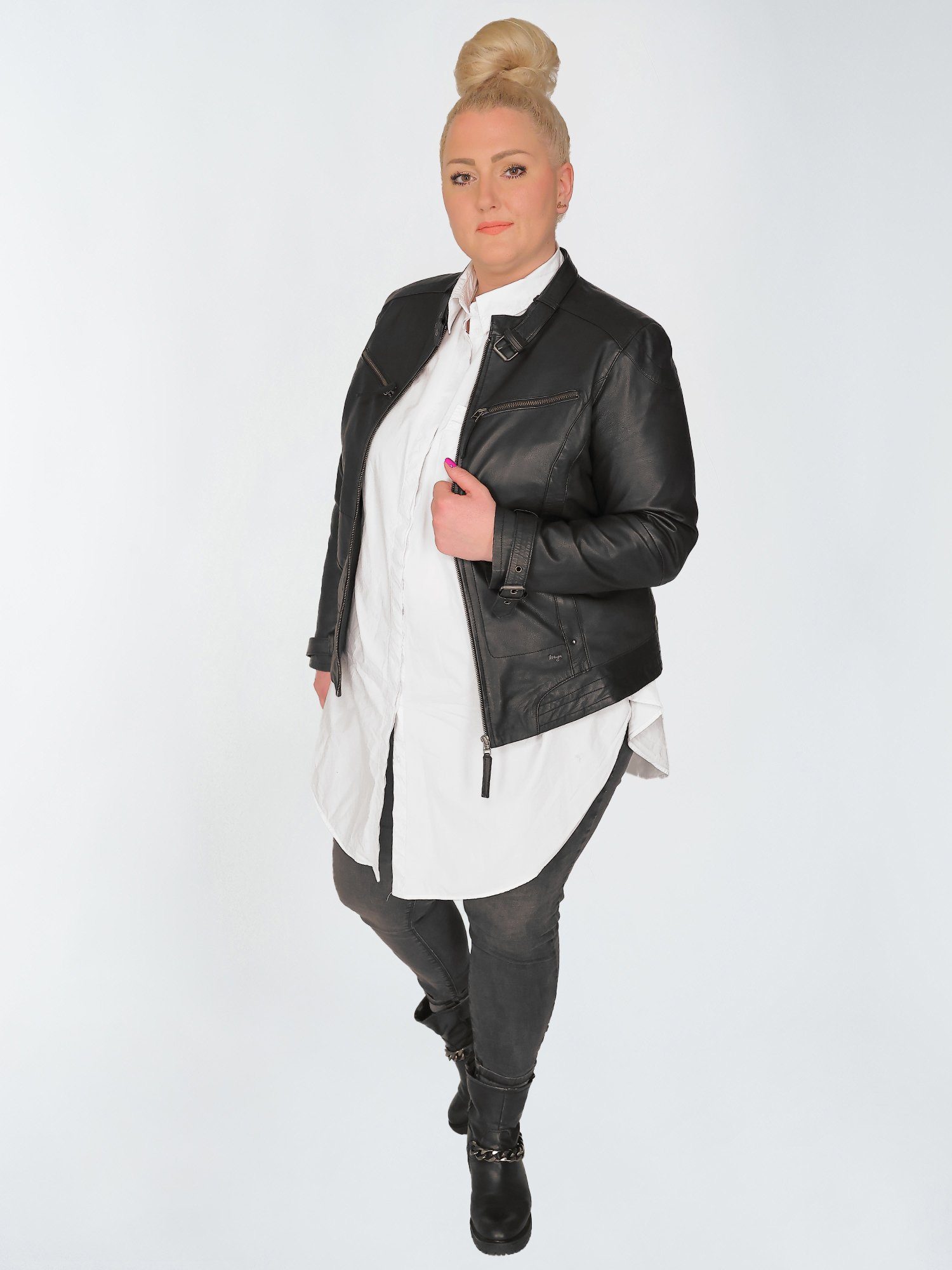 black Maze Lederjacke 42021313