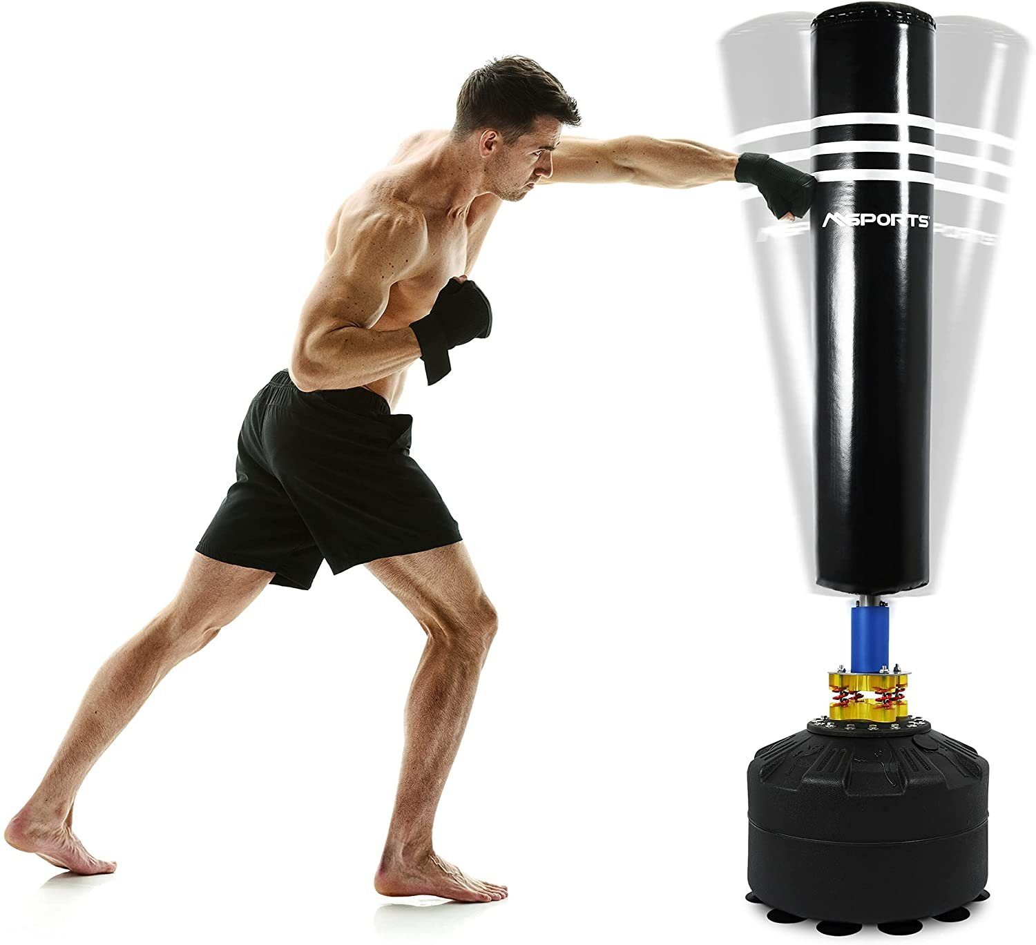 MSports® Boxsack »Standboxsack - Freistehender Standboxsack mit Saugfuß -  MMA Boxing Trainer Kickboxsack« online kaufen | OTTO