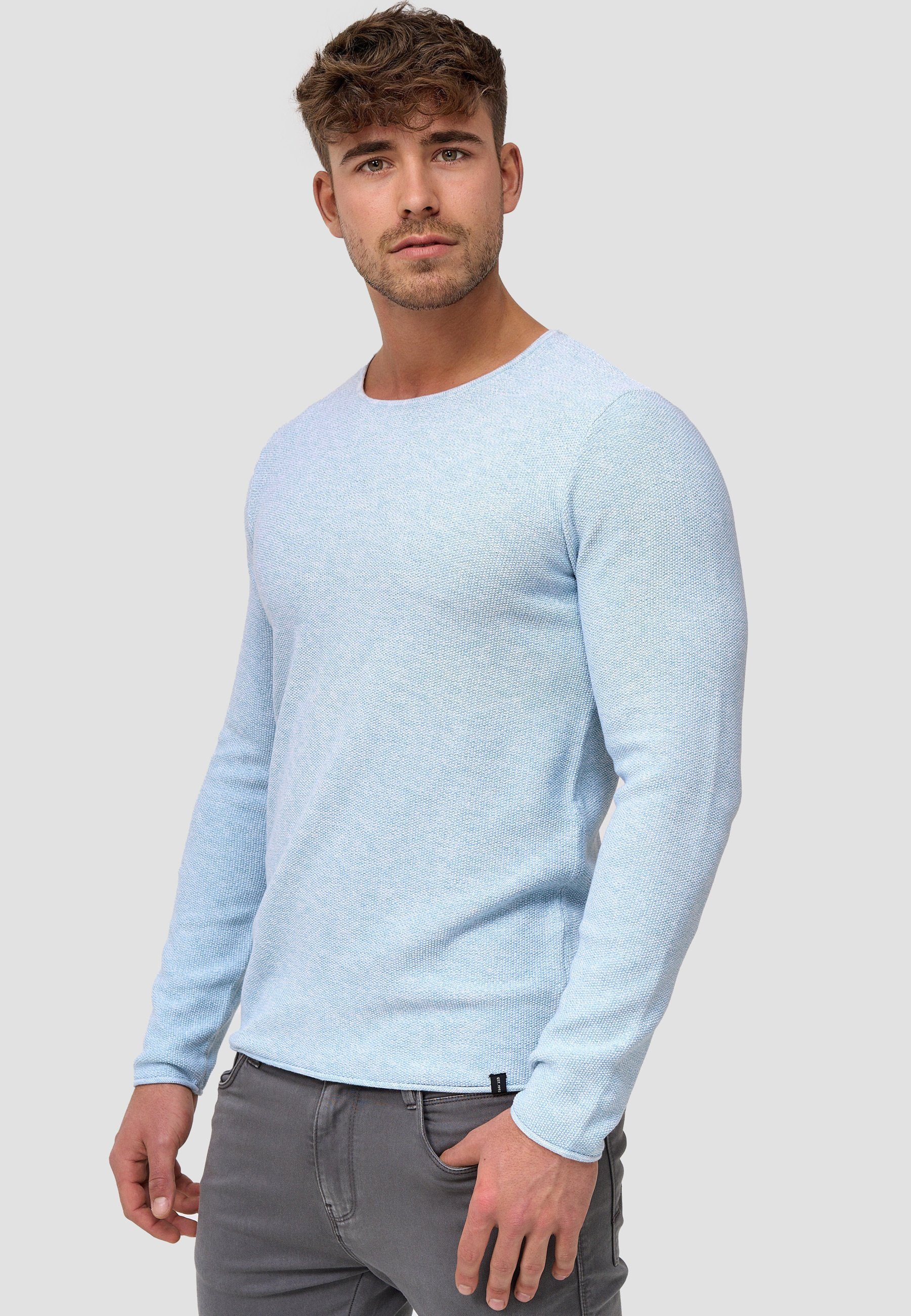 Indicode Strickpullover Herren Loakim Pullover Herrenpullover aus elastisch günstig online kaufen