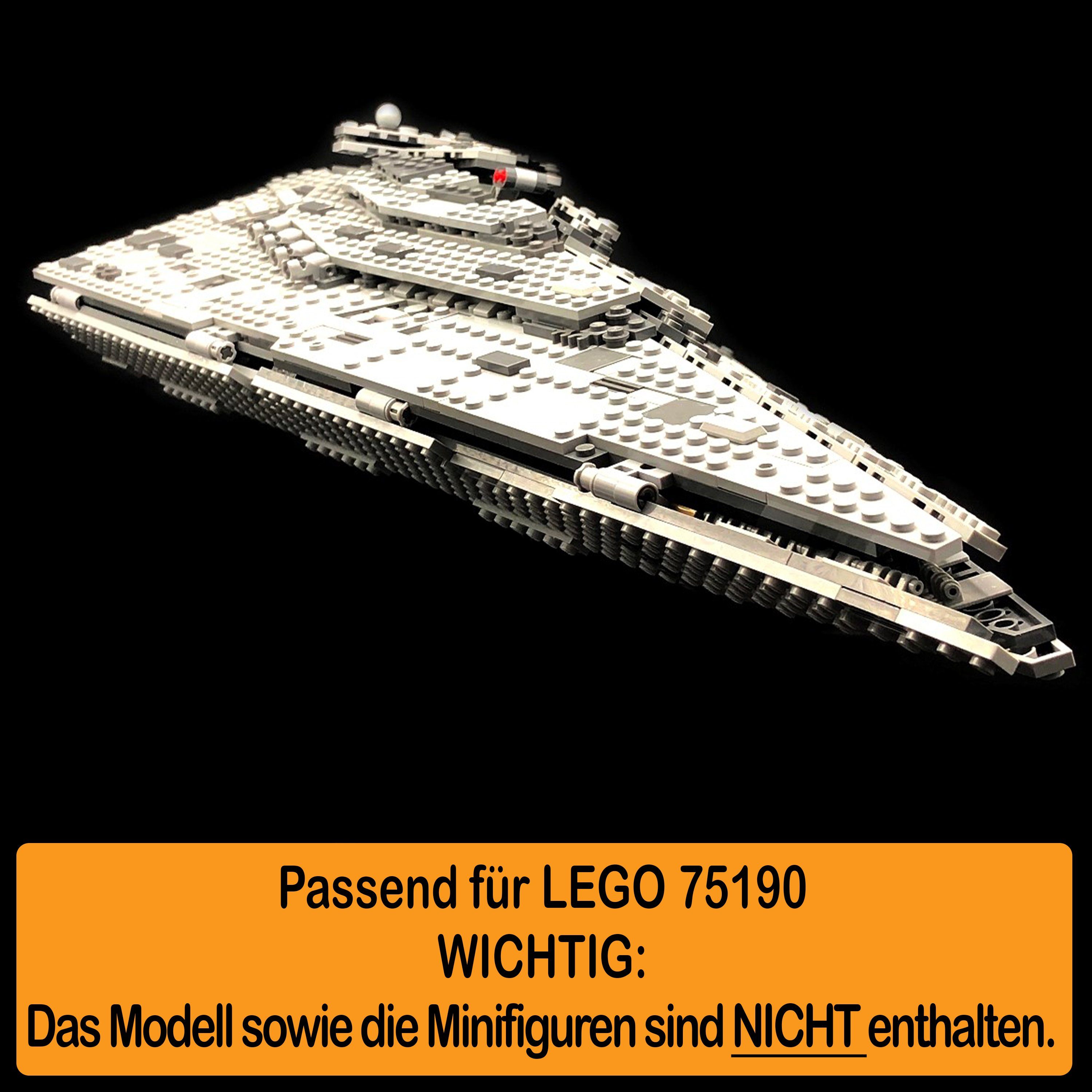 Star einstellbar, (verschiedene Stand Made Standfuß 100% First Acryl 75190 zum selbst Germany in Destroyer Order LEGO Positionen und Winkel für zusammenbauen), AREA17 Display