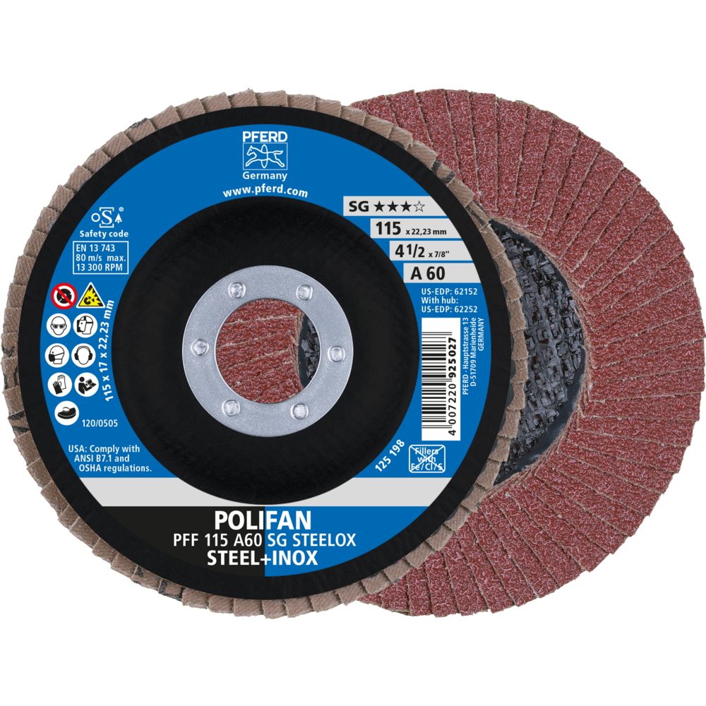 Schleifscheibe Pferd Polifan PFF 115 A 60 SG