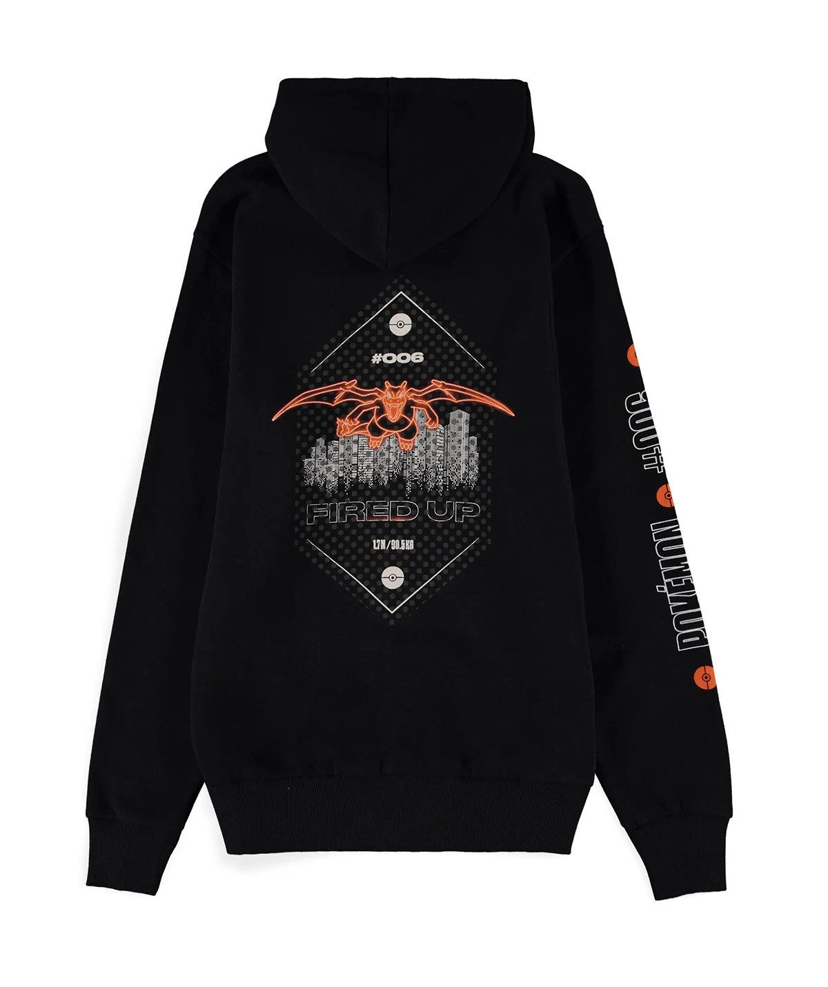 POKÉMON Kapuzensweatshirt Charizard Glurak Hoodie