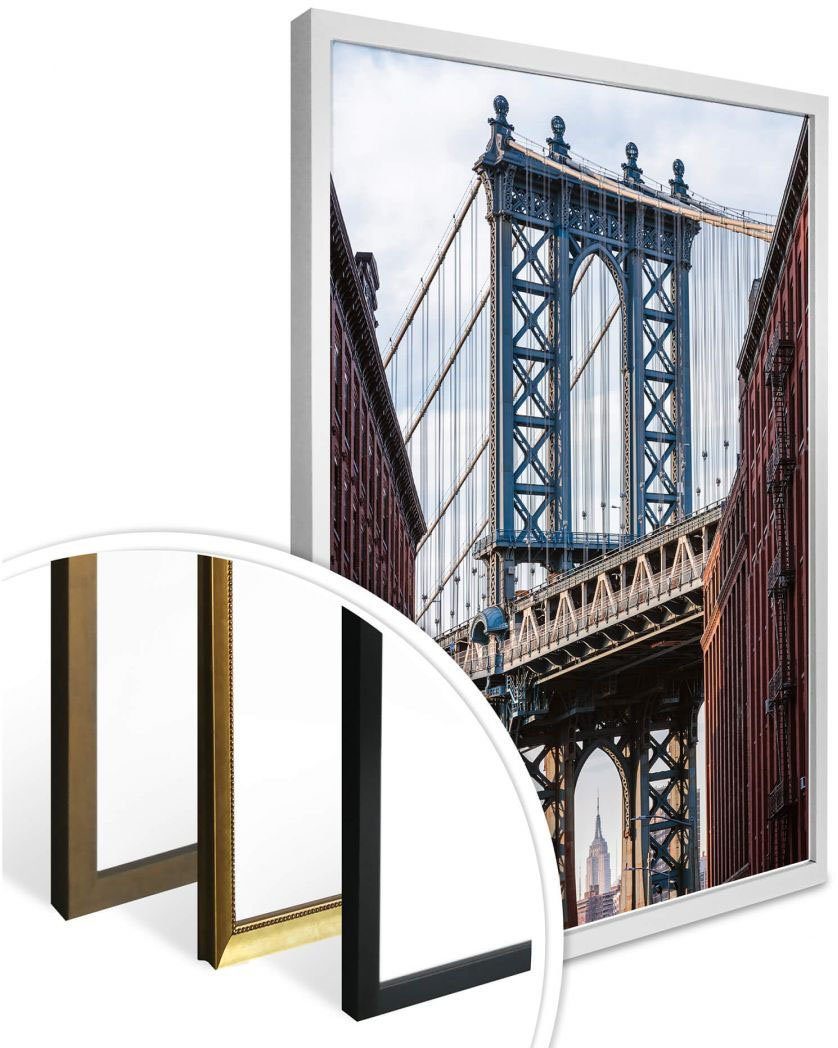 Brücken (1 Poster, Bild, Wandposter St), Brooklyn Wall-Art Bridge, Wandbild, Poster