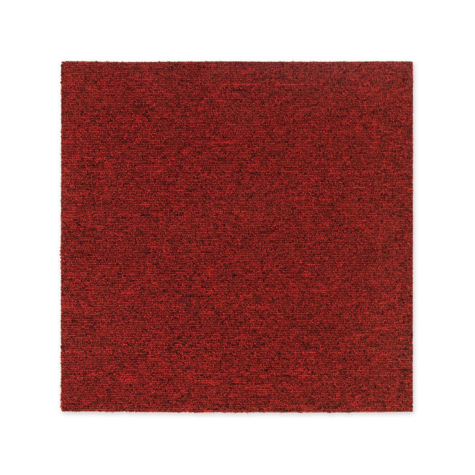 Teppichfliese Zagreb, Fliese, Bodenschutz, verschiedene Farben, 50x50 cm, Karat, quadratisch, Höhe: 5,5 mm, selbstliegend