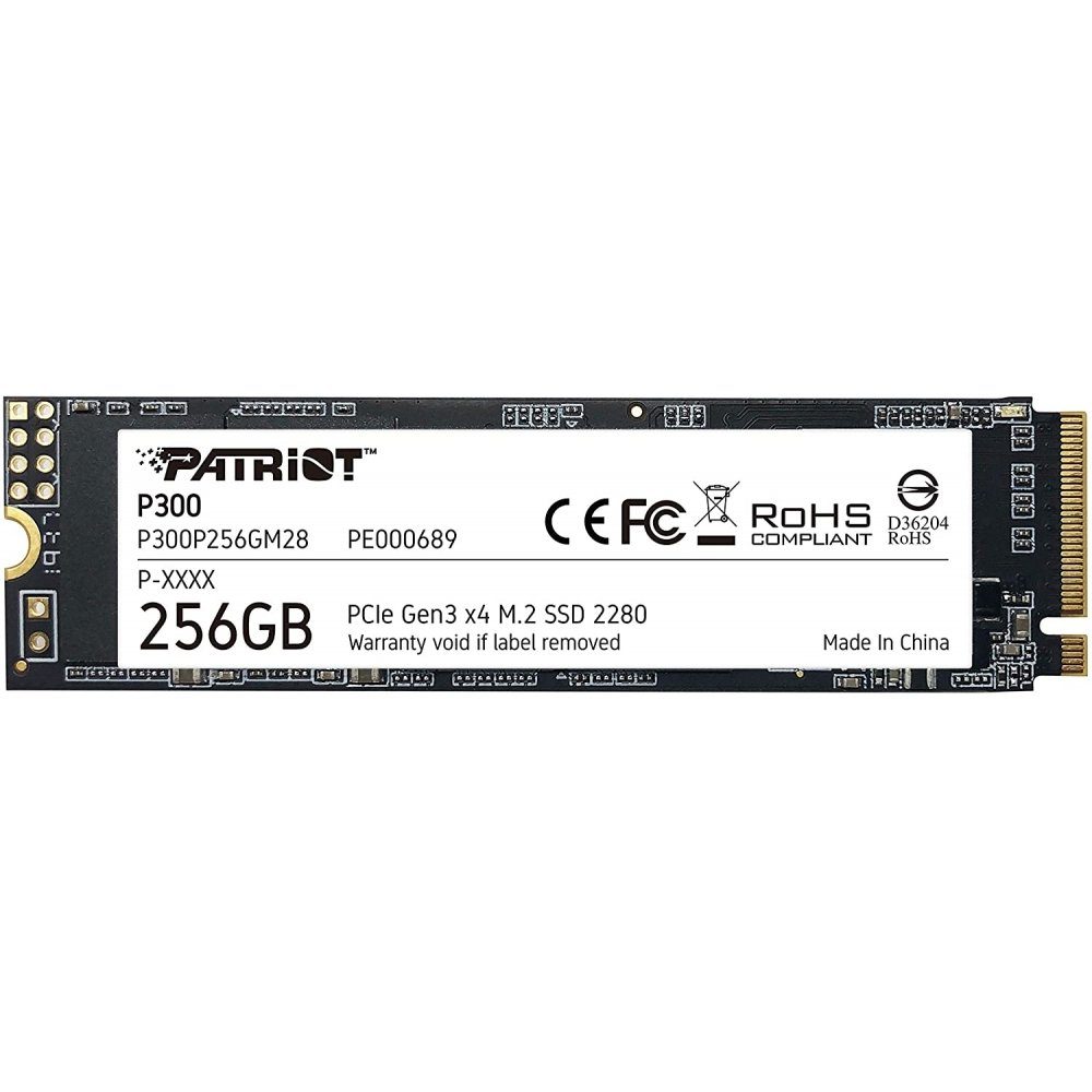 Patriot P300 256 GB SSD - Interne Festplatte - schwarz interne SSD M.2 2280"