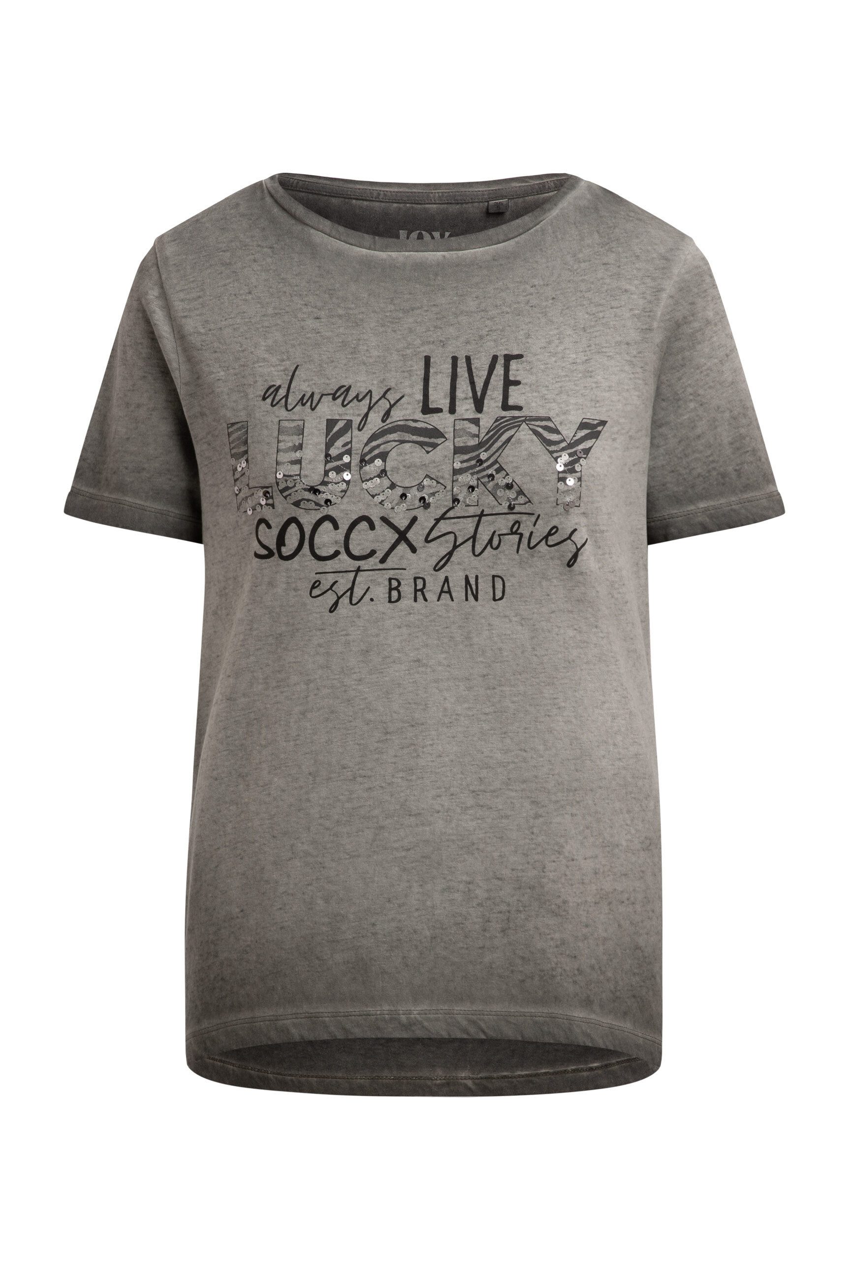SOCCX Rundhalsshirt aus Baumwolle