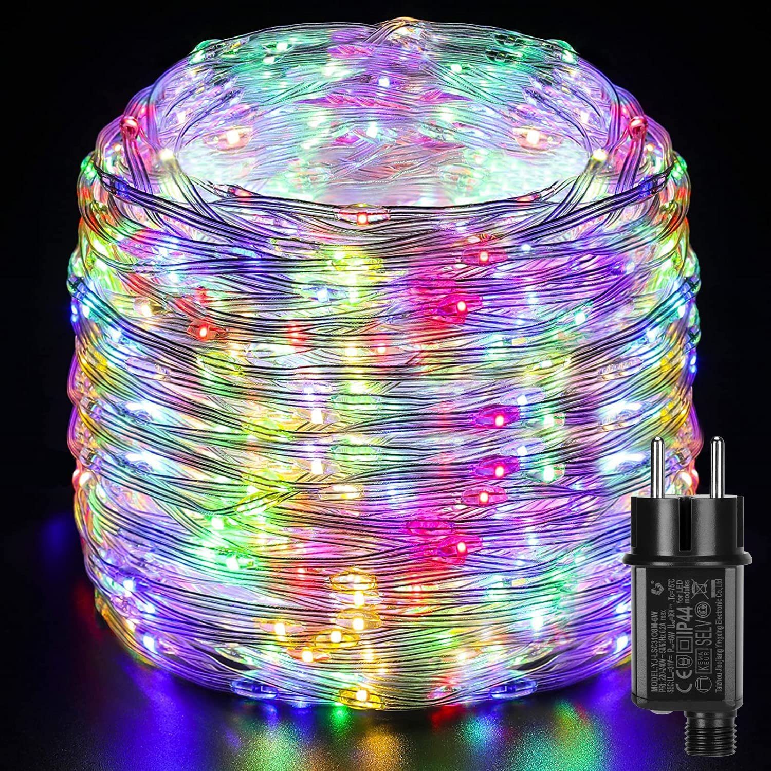Elegear LED-Lichterschlauch »25/50M LED Lichtschlauch 500/1000er LED  Weihnachtsbeleuchtung«, 500-flammig, IP65 Wasserdicht