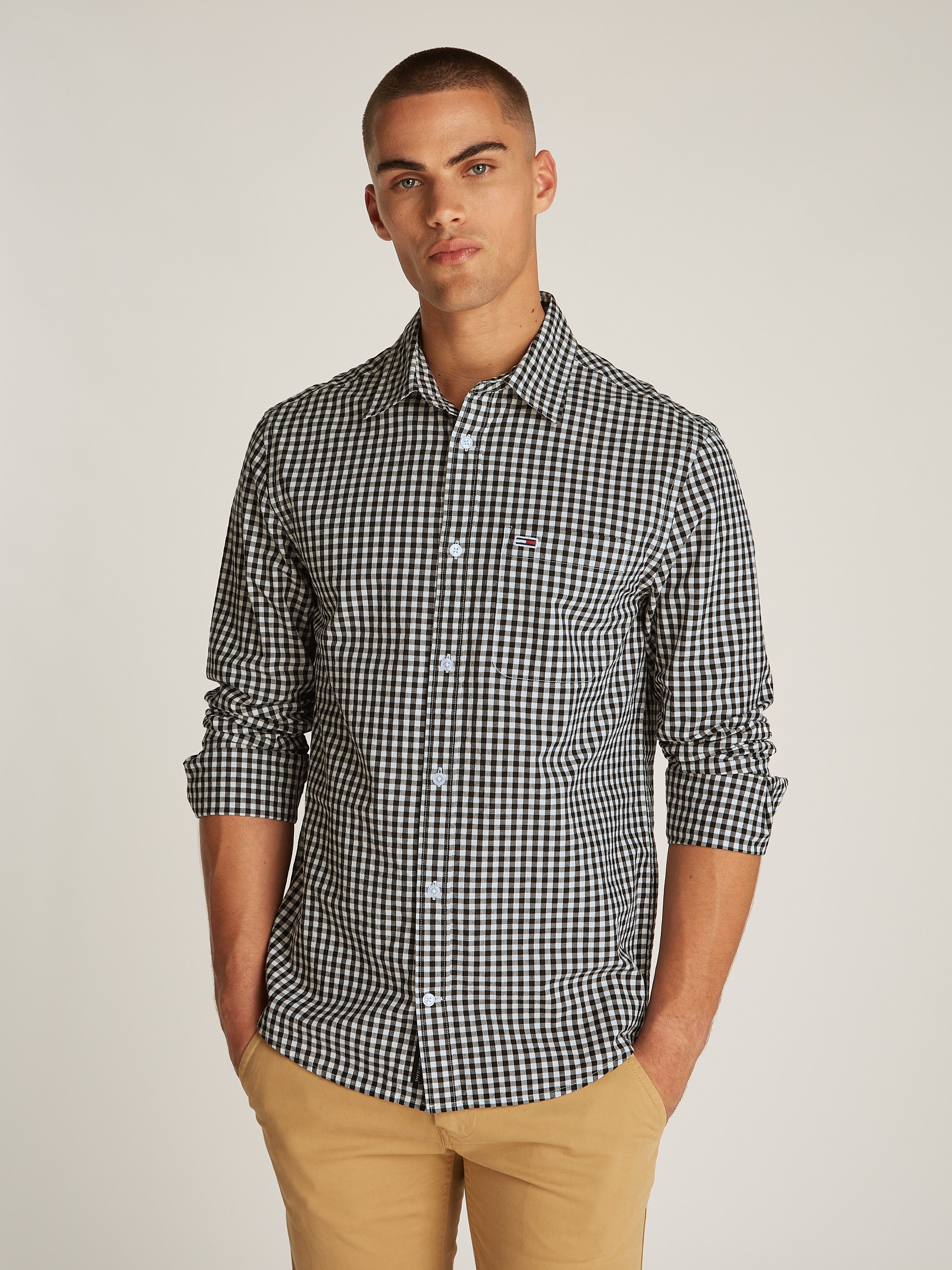 Tommy Jeans Karohemd TJM POPLIN CHECK günstig online kaufen