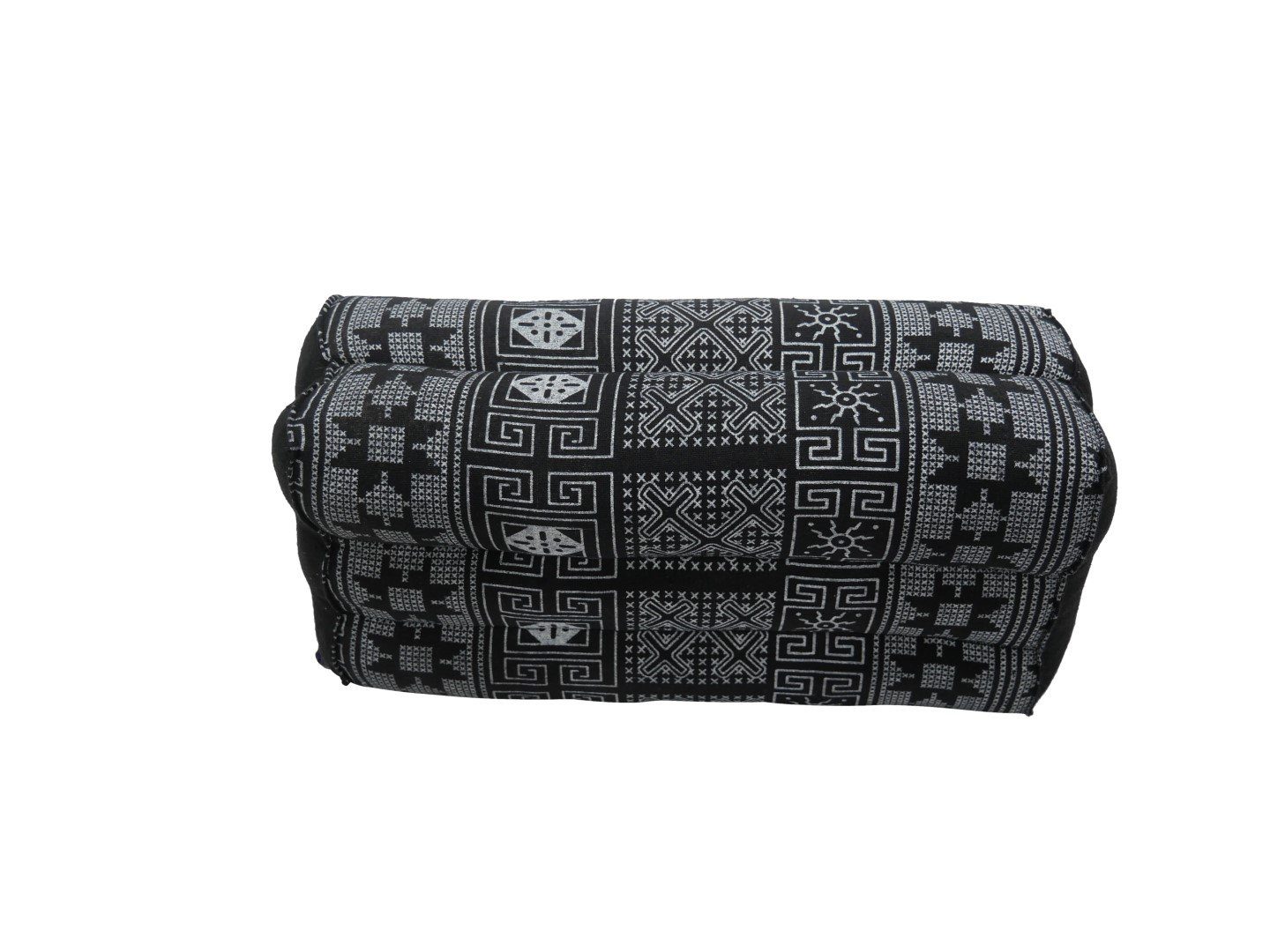 Yogakissen Meditationskissen Yogakissen orientalisch 35x18x12, schwarz orientalisch, angenehm weich, unterstützend