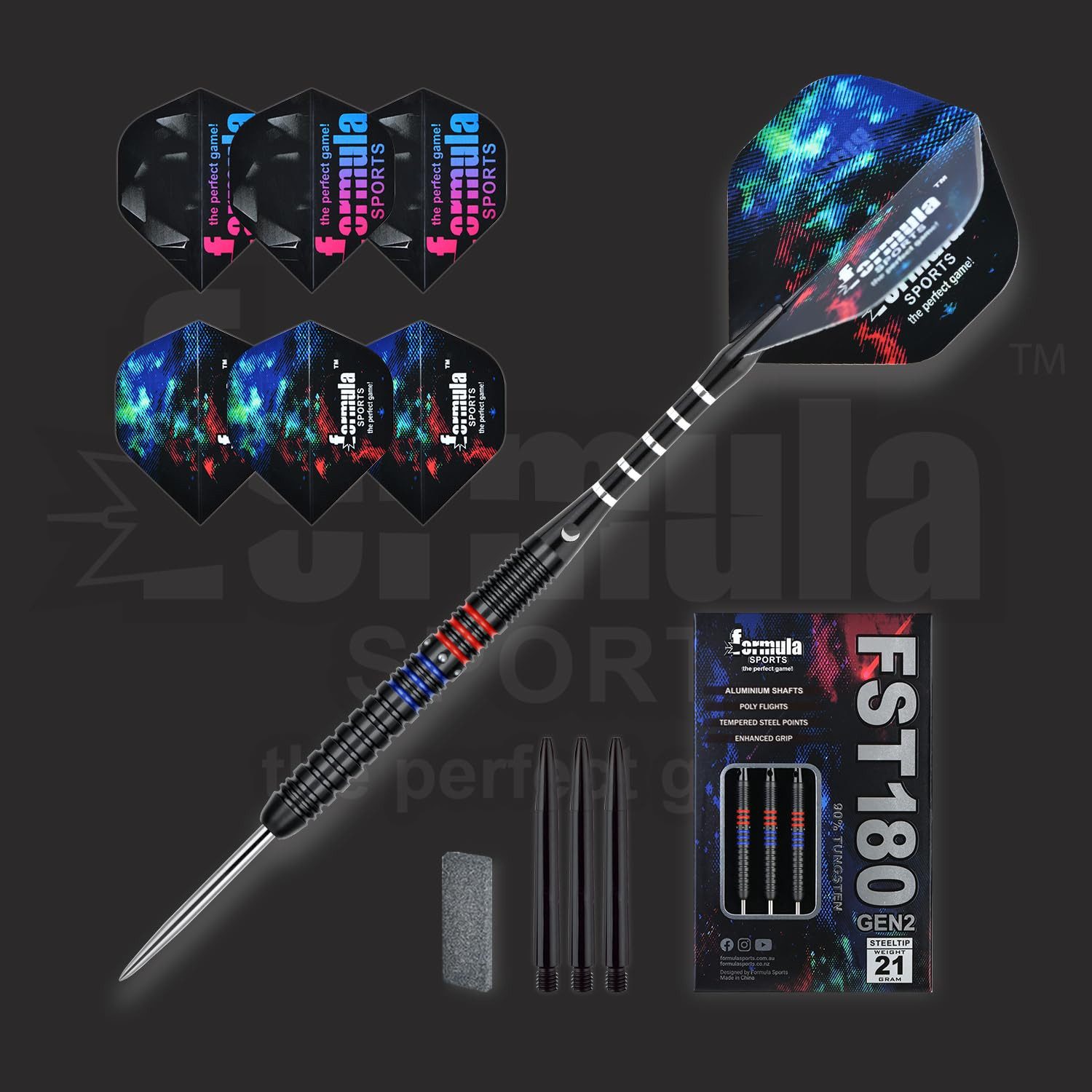 Bundviel Dartpfeil Steel Darts 90% Tungsten Dartpfeile Set 21g /22g /23g/ 24g