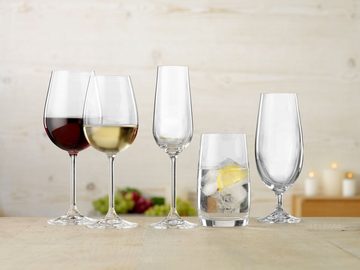 BOHEMIA SELECTION Sektglas SIMPLY, 190 ml Fassungsvermögen, Glas, Spülmaschinengeeignet