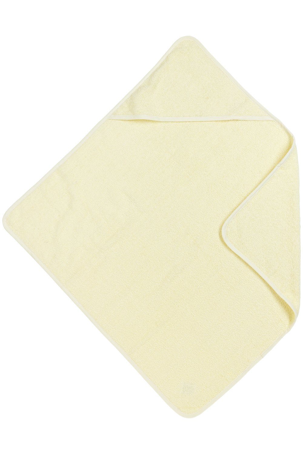 Yellow, Soft Baby Uni Meyco 75x75cm (1-St), Frottee Kapuzenhandtuch