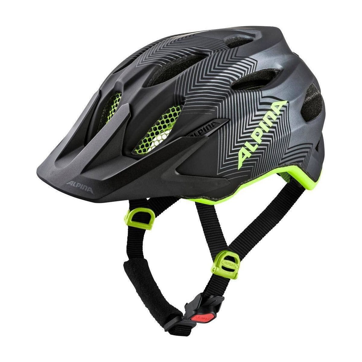 *Alpina* Fahrradhelm Carapax JR, Leichter Kinderhelm mit optimalem Schutz und Belüftung, individuell