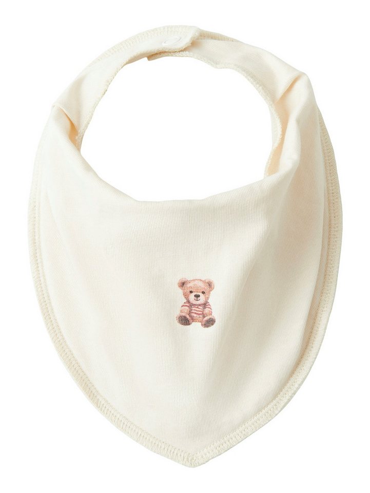 Name It Lätzchen Baby Halstuch mit Print und Druckknopfverschluss Sandshell-ONE SIZE, (1-St)
