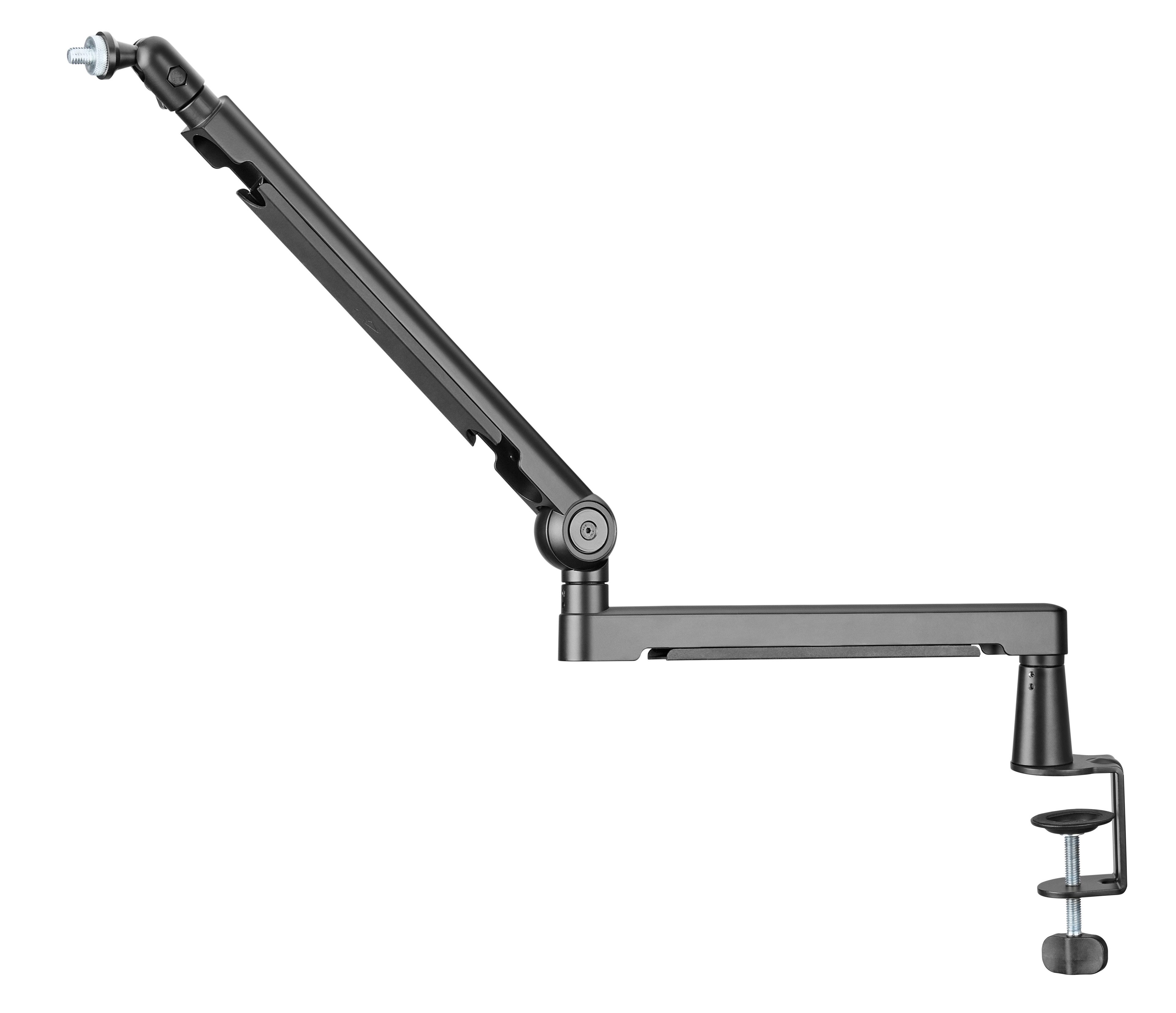 HALTERUNGSPROFI Mikrofon-Halterung HPMIC-1AL, (Aluminiumarm, Drehbar, Neigbar, Schwenkbar) – Bild 5 von 5
