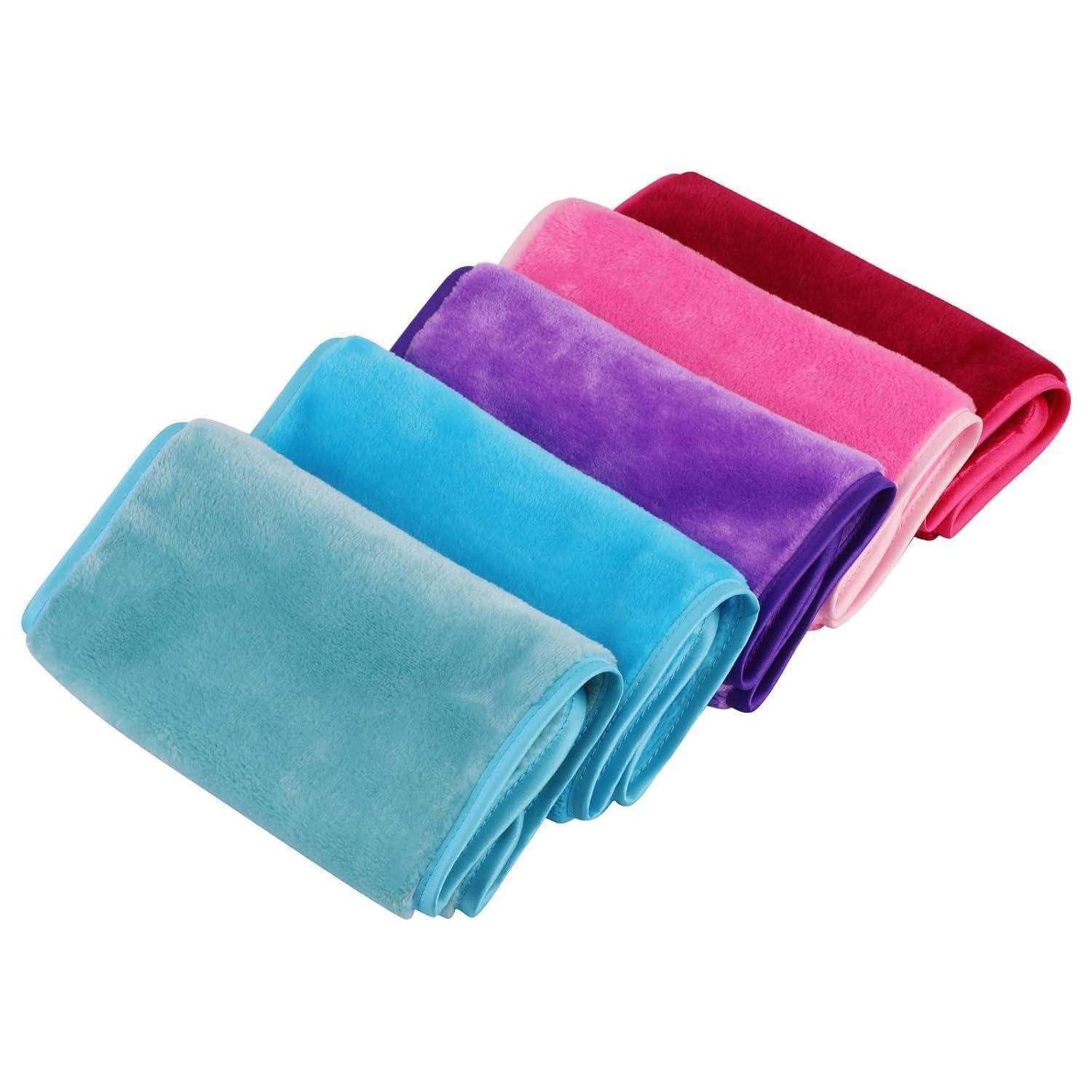 PHOGARY Gesichtsreinigungstücher Abschminktücher Mikrofaser 5er Pack, Make-Up Entferner