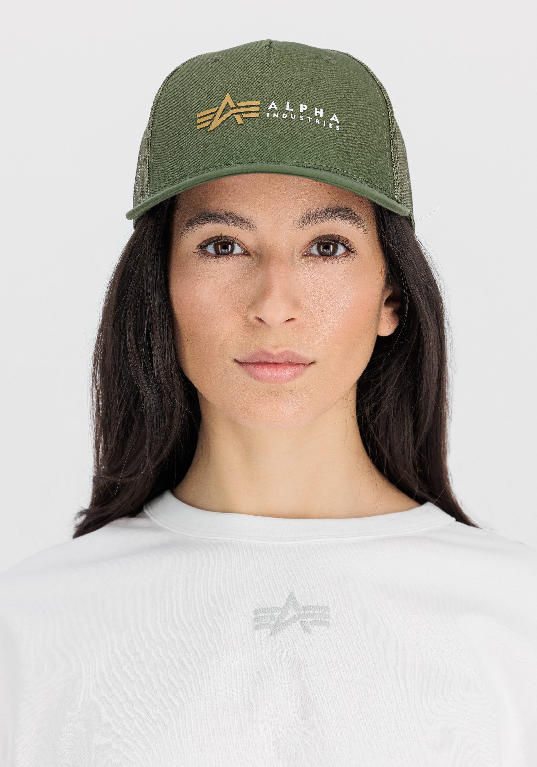 Alpha Industries Trucker Cap Alpha Label Trucker Cap