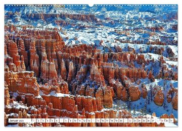 CALVENDO Wandkalender Naturwunder aus Stein im Westen der USA (Premium, hochwertiger DIN A2 Wandkalender 2023, Kunstdruck in Hochglanz)