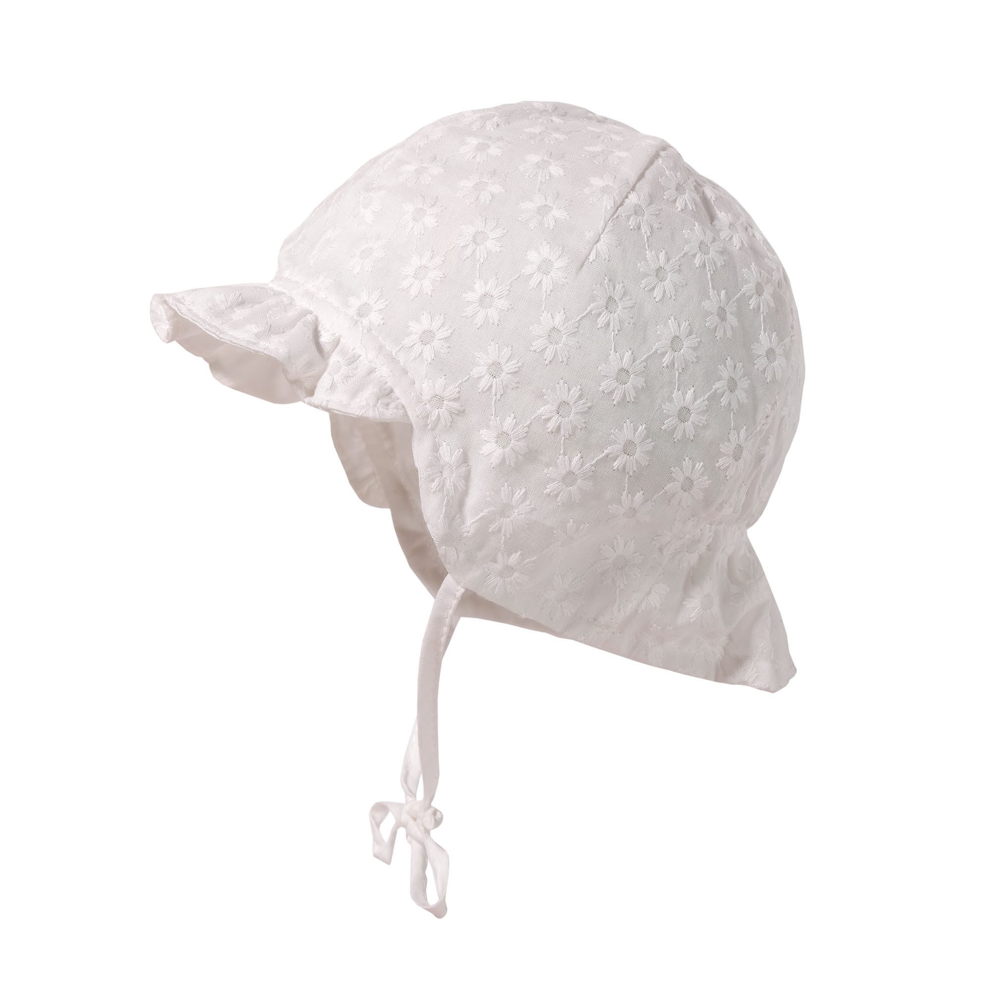 Schirmmütze BABY GIRL-Schildmütze, Futter angeschnittener Nackenschutz, festlich