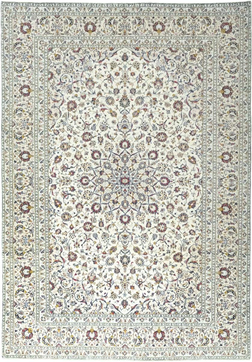 Orientteppich Keshan 242x344 Handgeknüpfter Orientteppich / Perserteppich, Nain Trading, rechteckig, Höhe: 12 mm
