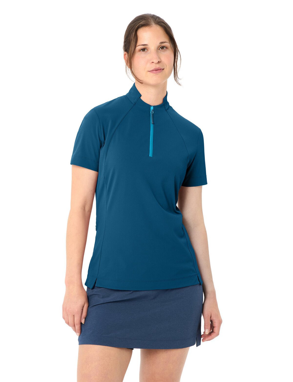 VAUDE T-Shirt Women's Adlux HZ Shirt (1-tlg) atmungsaktives und schnelltrocknendes Radshirt