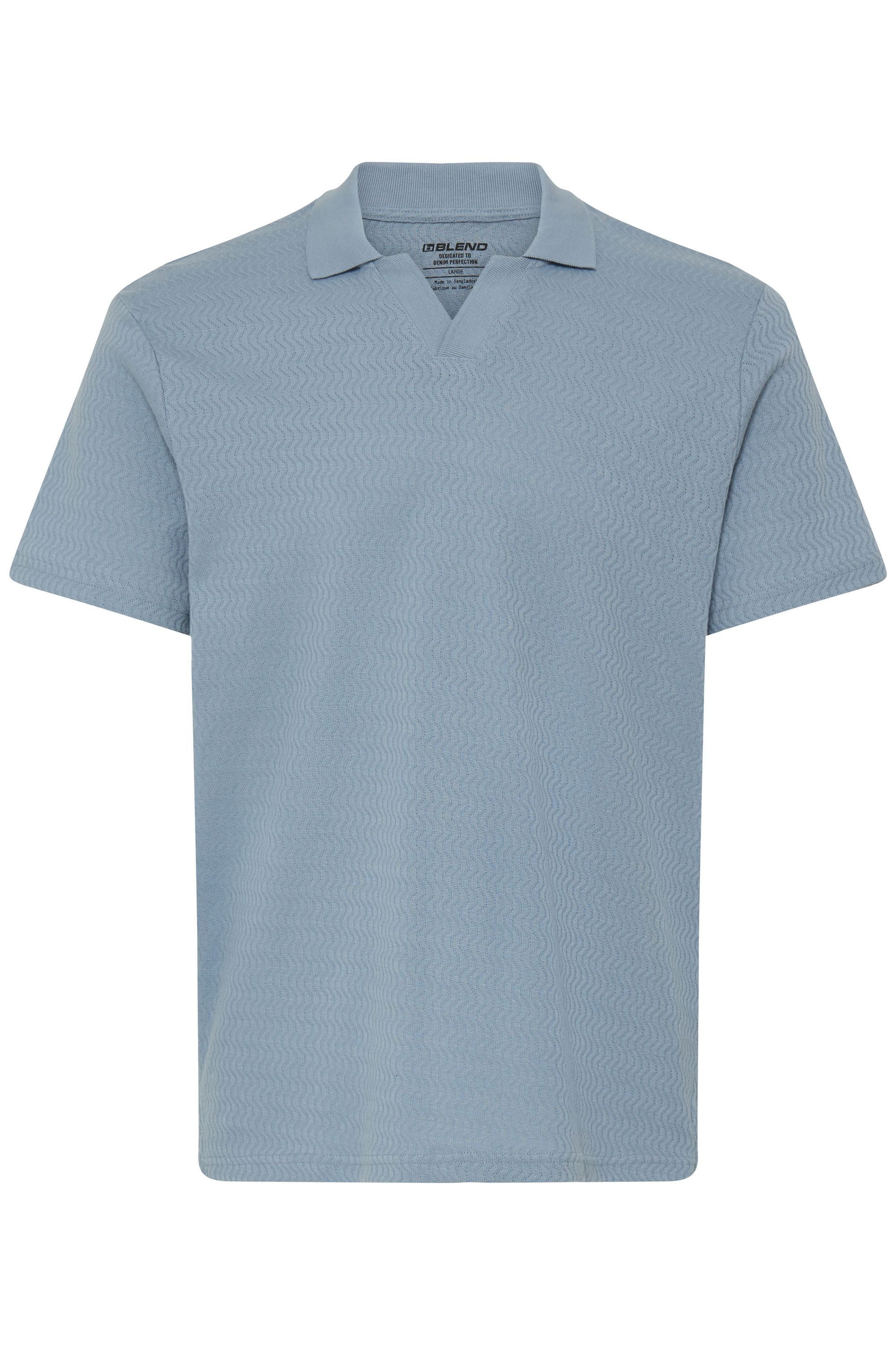 Blend Poloshirt BHEskild (1-tlg) Strukturiertes Polo-Hemd