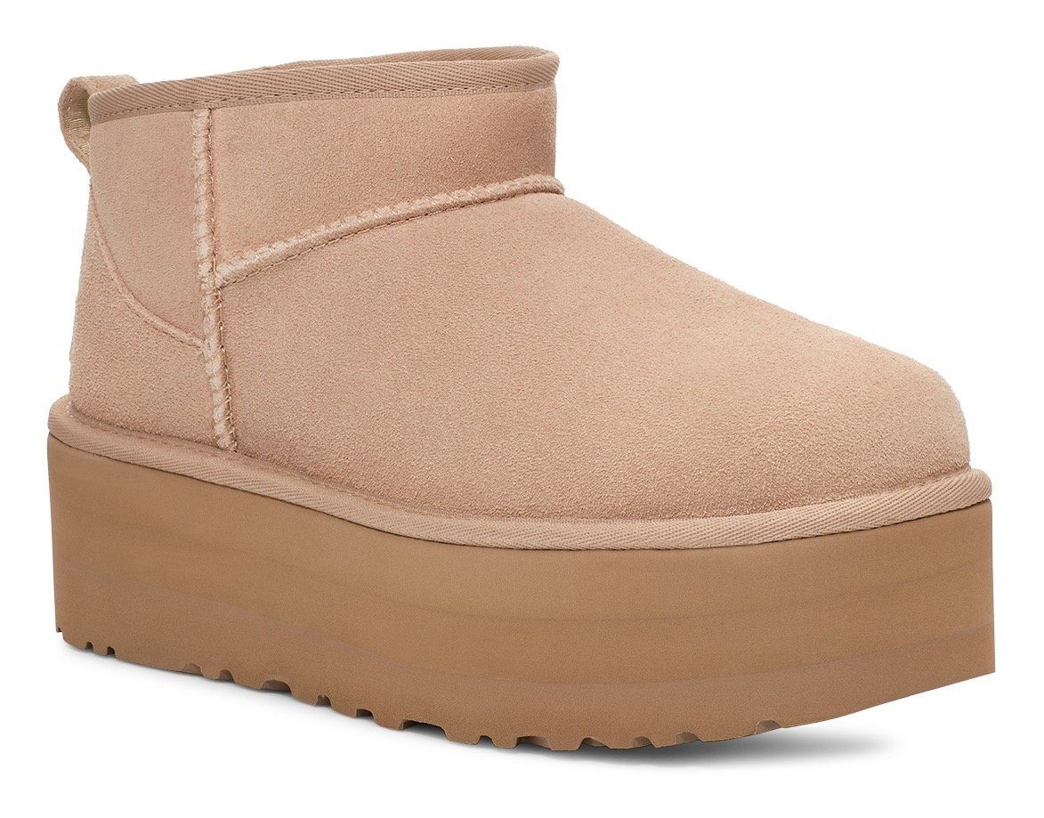 UGG Unisex, Classic Ultra Mini Platform Winterboots Plateaboots, Schlupfstiefel mit Plateausohle