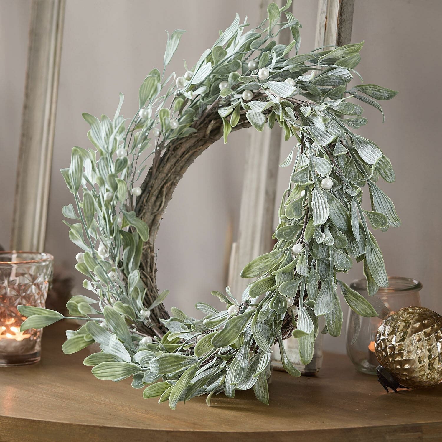 Mirabeau Dekoobjekt Kranz Cunnig grün günstig online kaufen