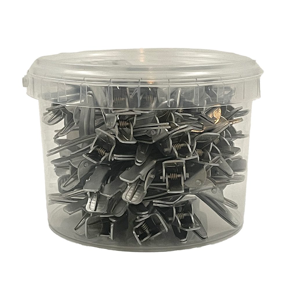 Ahsen Professional Haarspange AP Aluminium Haarspangen in Silber 5 und 9 cm