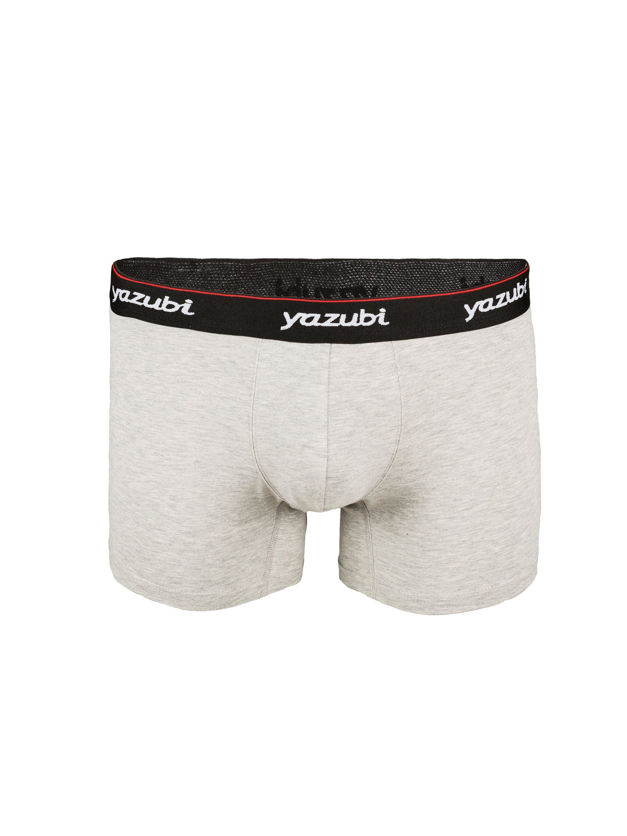 Trunks 4er-Pack) 4-St., - Yazubi 6141) im 4-Pack (Spar-Packung, Yazubi Boxershorts Basic long (mix bequeme Baumwoll Mix Unterhosen
