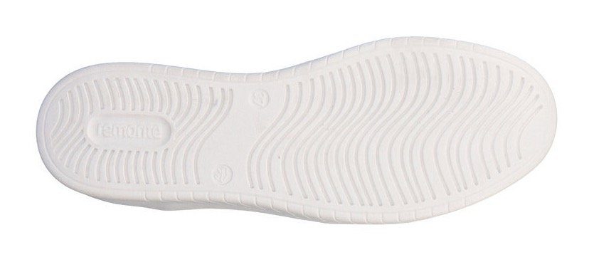 Remonte Sneaker mit weiß-kombiniert seitlichem Reißverschluss