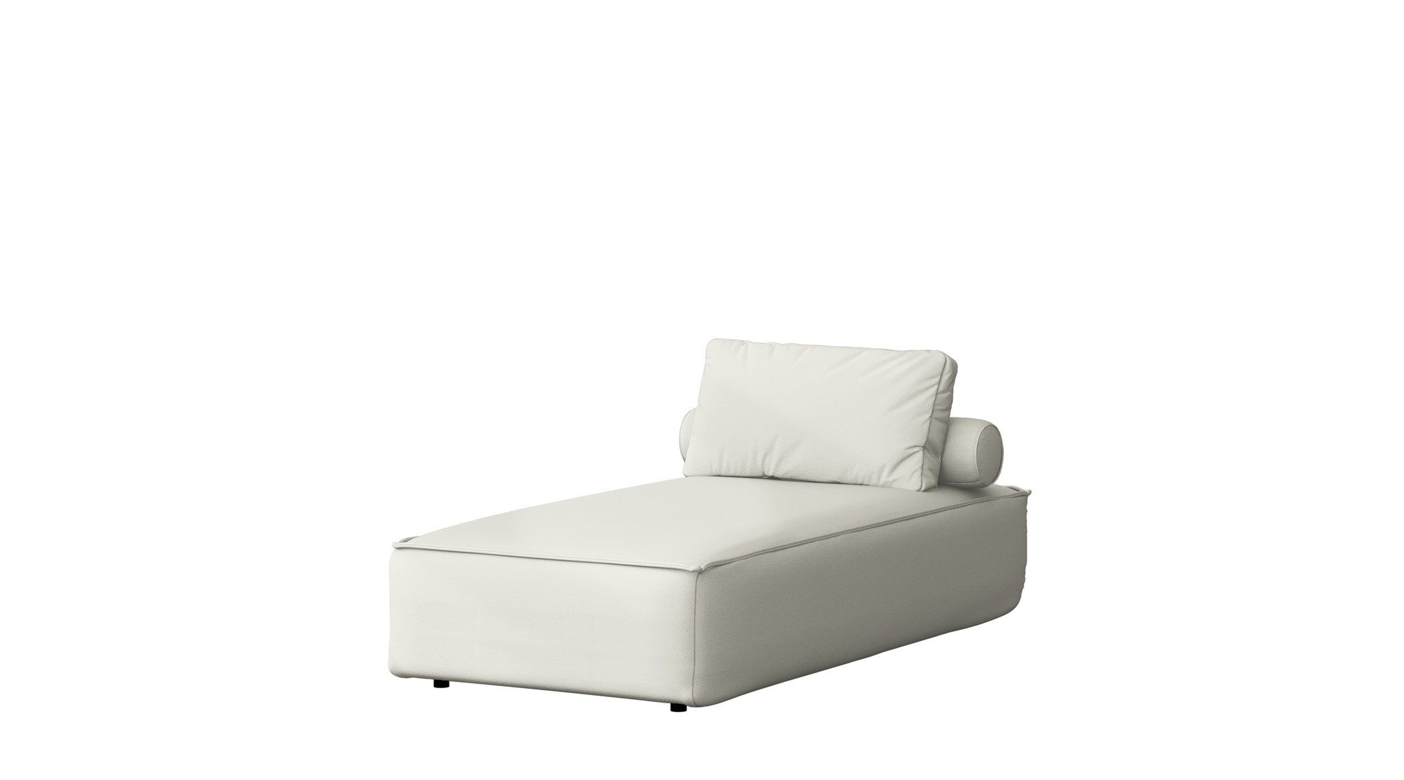 Fun Меблі Gartenliege Chaiselongue Sezlong Polsterliege SUMMER, Pflegeleichter und wetterfester Bezug, 1 St., inkl. Rückenkissen und Rollkissen