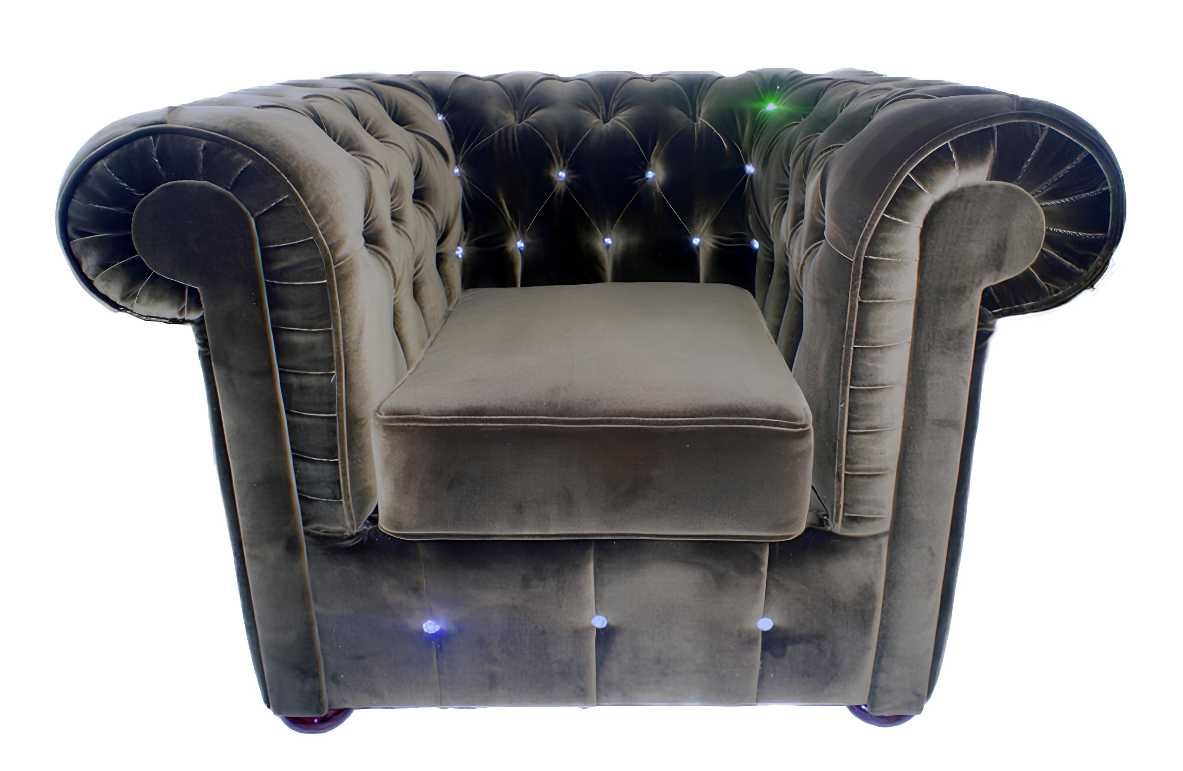 JVmoebel Крісла Chesterfield Eleganter Chesterfield 1-Sitzer Крісла – Eleganz Klassisches Sofort (1-St., Крісла), Made in Europa