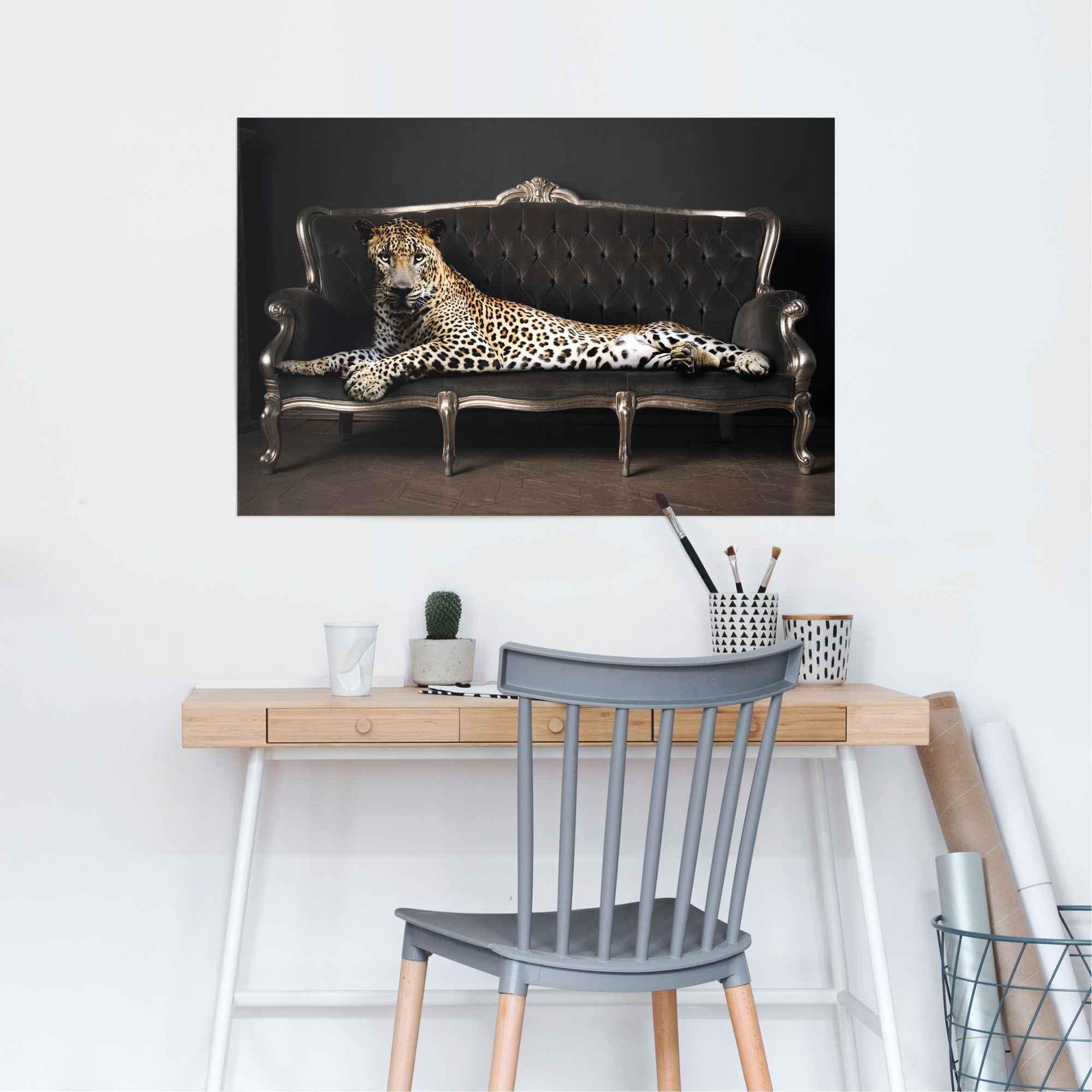 Reinders! Poster »Leopard Chic Panther - Liegend - Luxus - Relax«, (1 Stück)-HomeTrends