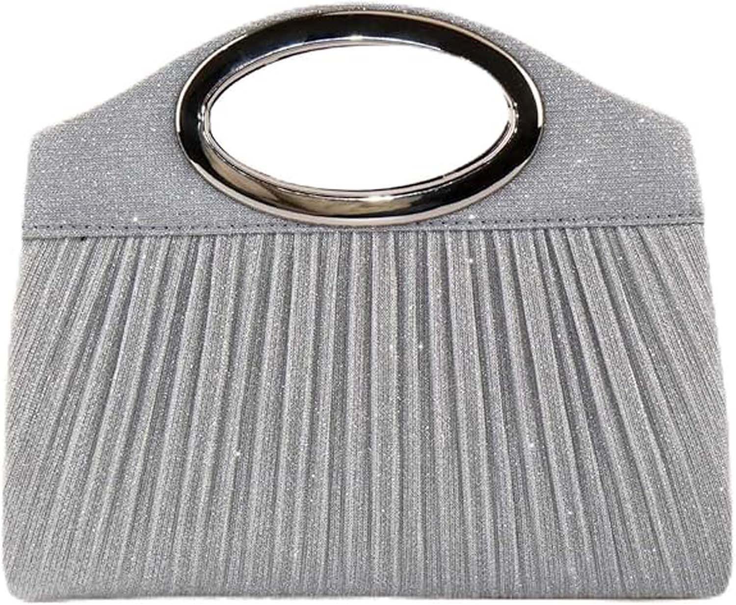 Oemmn Abendtasche Clutch Kleine Glitzer Clutch Tasche für Hochzeit Party Date
