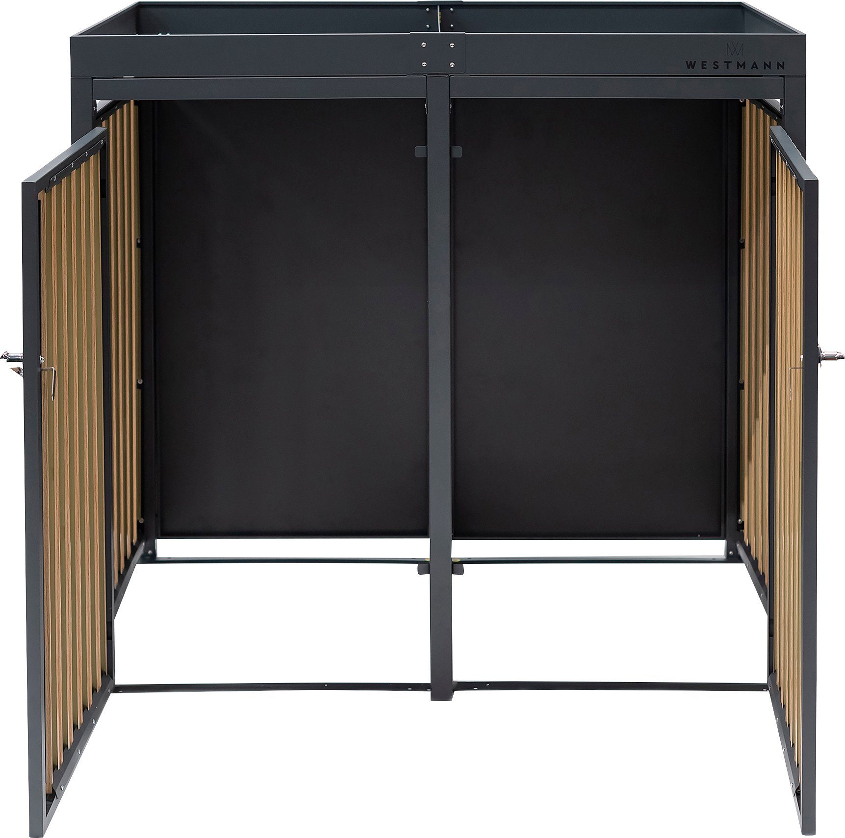 WESTMANN Mülltonnenbox WMHHWTC-62, für 2x240 l, BxTxH: 134x84x125 cm