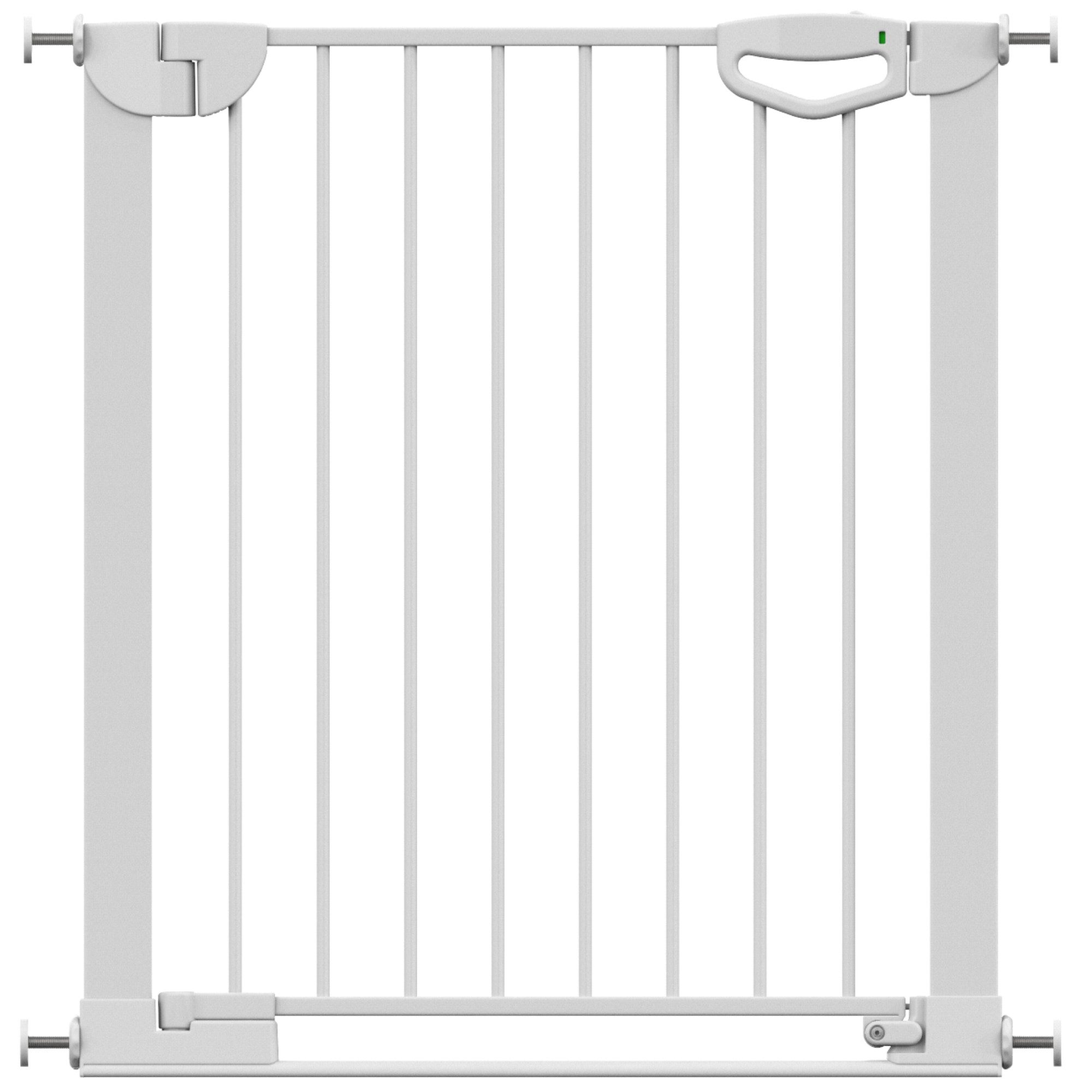 Geuther Türschutzgitter Easylock Flatstep 69-125 cm weiß, auch als Treppenschutzgitter verwendbar