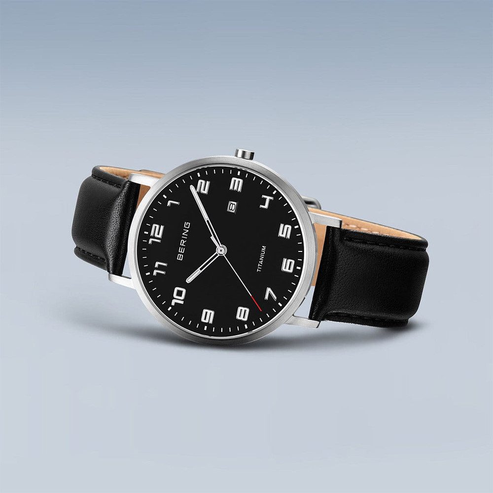 Bering Quarzuhr Bering Titanium silber gebürstet 18640-402 18640-402, Hochwertiges Produkt mit zeitlosem Design, sorgfältiger Verarbeitung