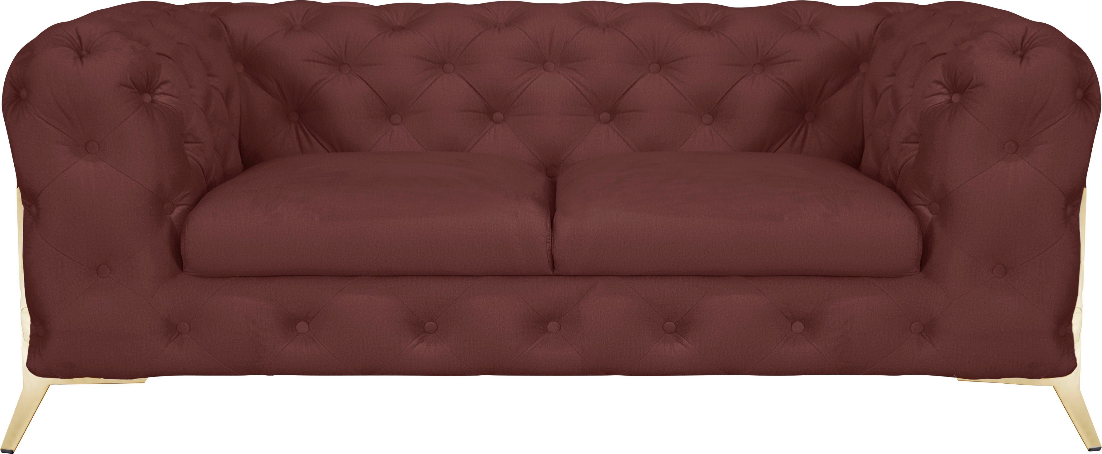 Leonique Chesterfield-Sofa Amaury, aufwändige Knopfheftung, moderne günstig online kaufen