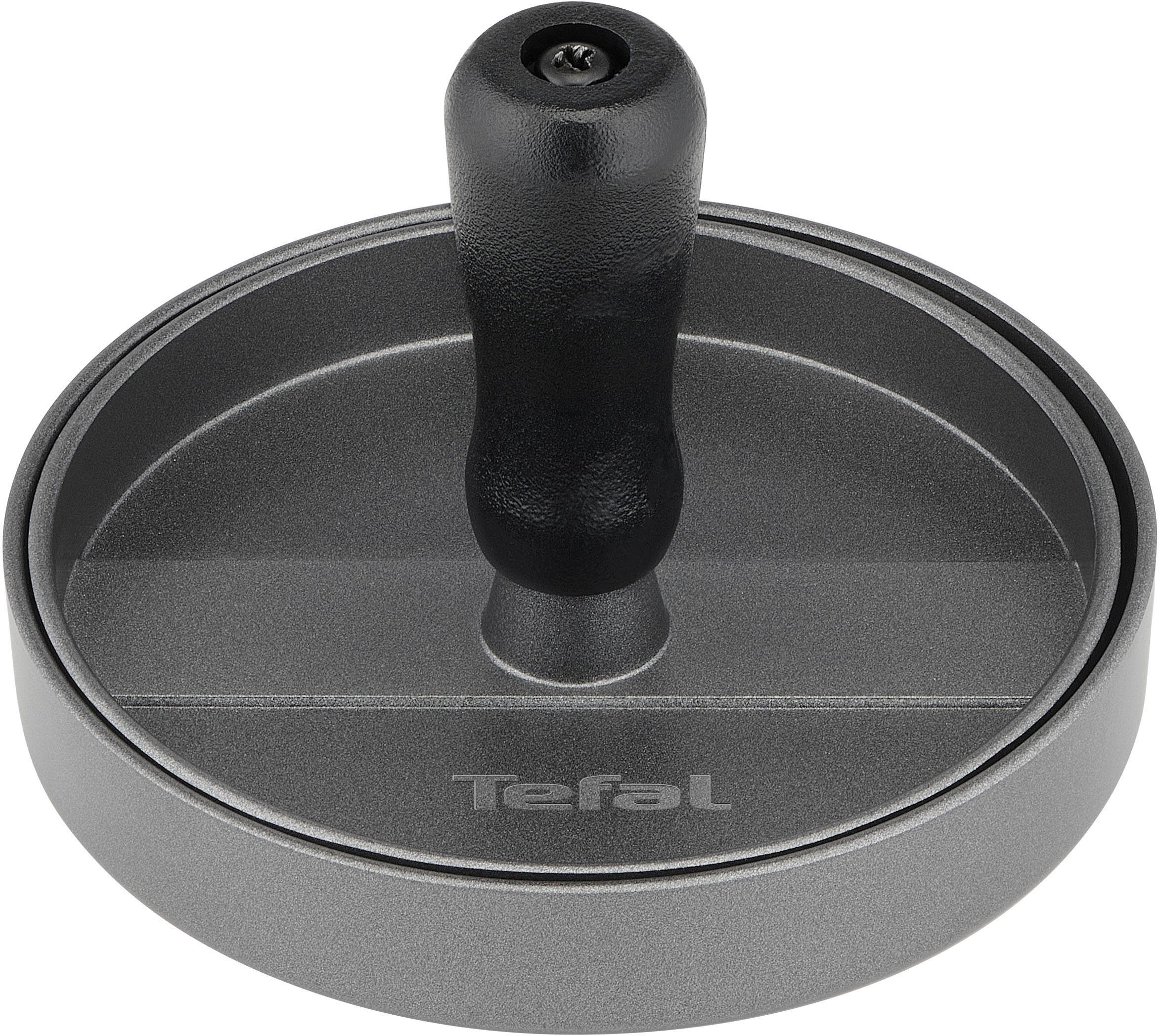 Tefal Burgerpresse K18511, Aluminiumguss, (Hamburger-Presse) für perfekte Fleisch-, Fisch- & Veggie-Burger