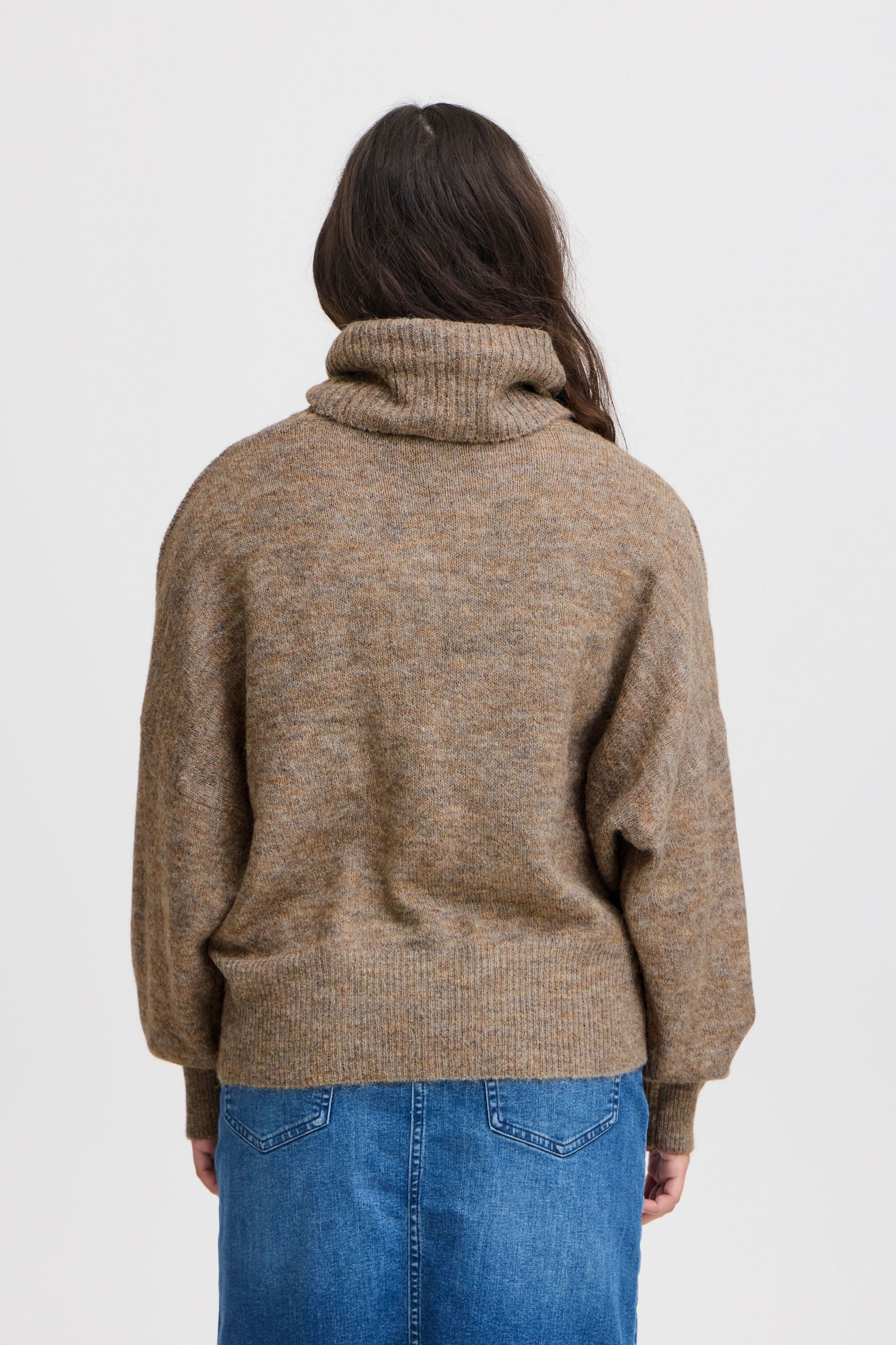 Ichi Strickpullover Rollkragenpullover günstig online kaufen